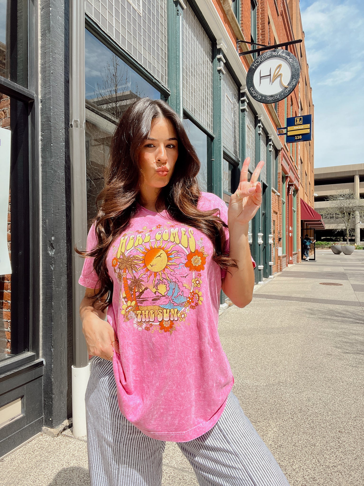 The Sun Washed Pink Graphic Tee
