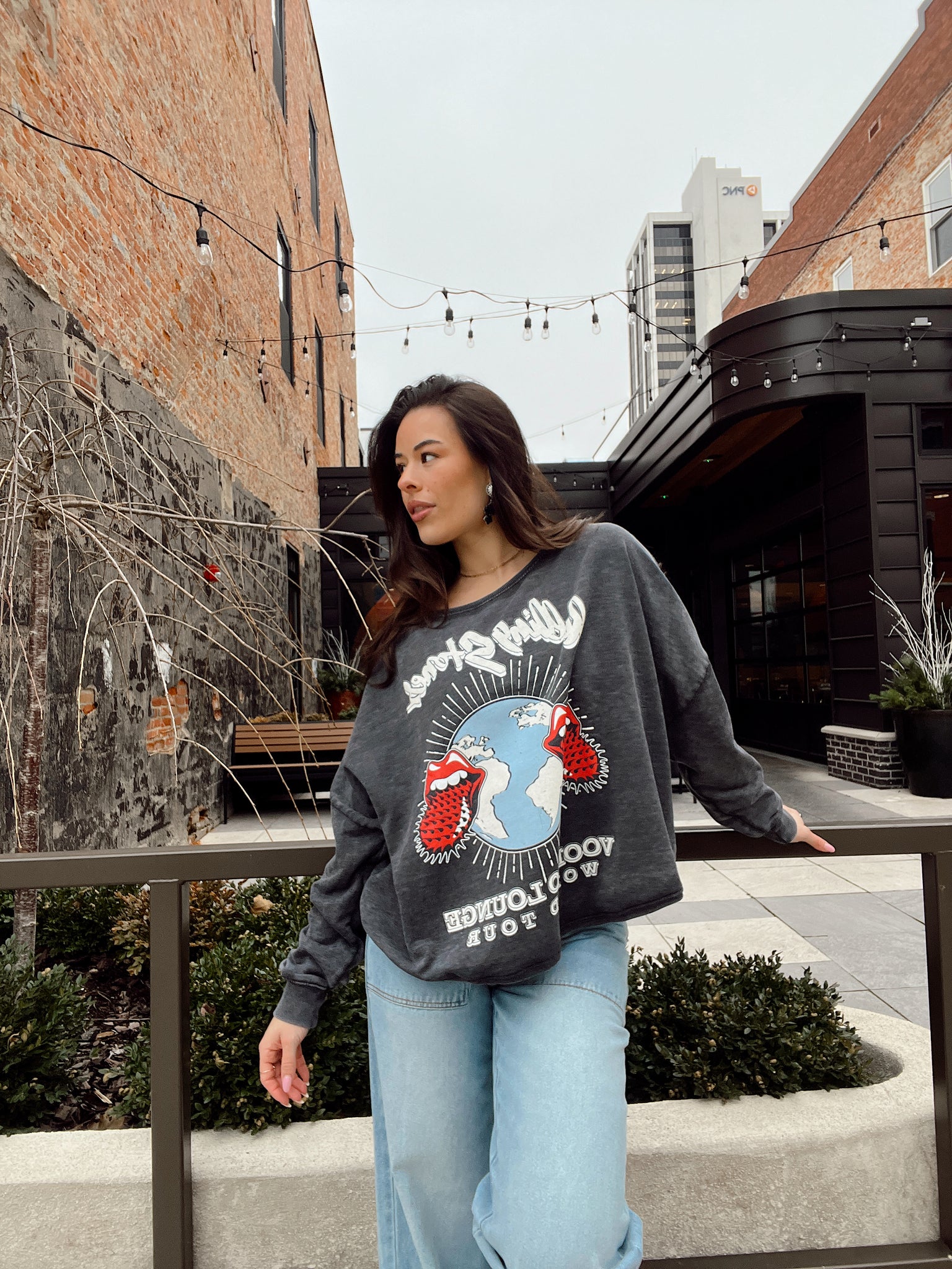 Rolling Stones Charcoal Sweatshirt