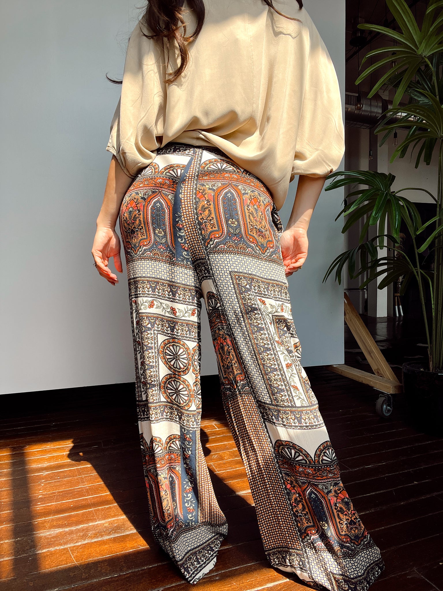 Rhiana Multicolored Patchwork Pants