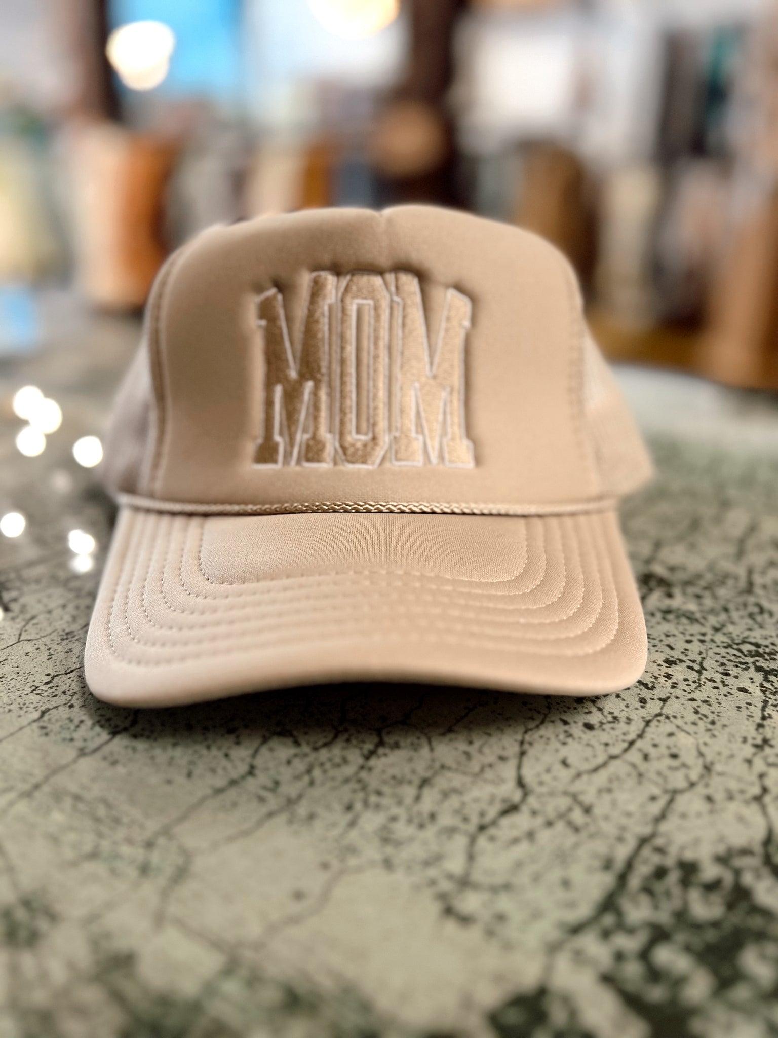 Mom Tan Trucker Hat