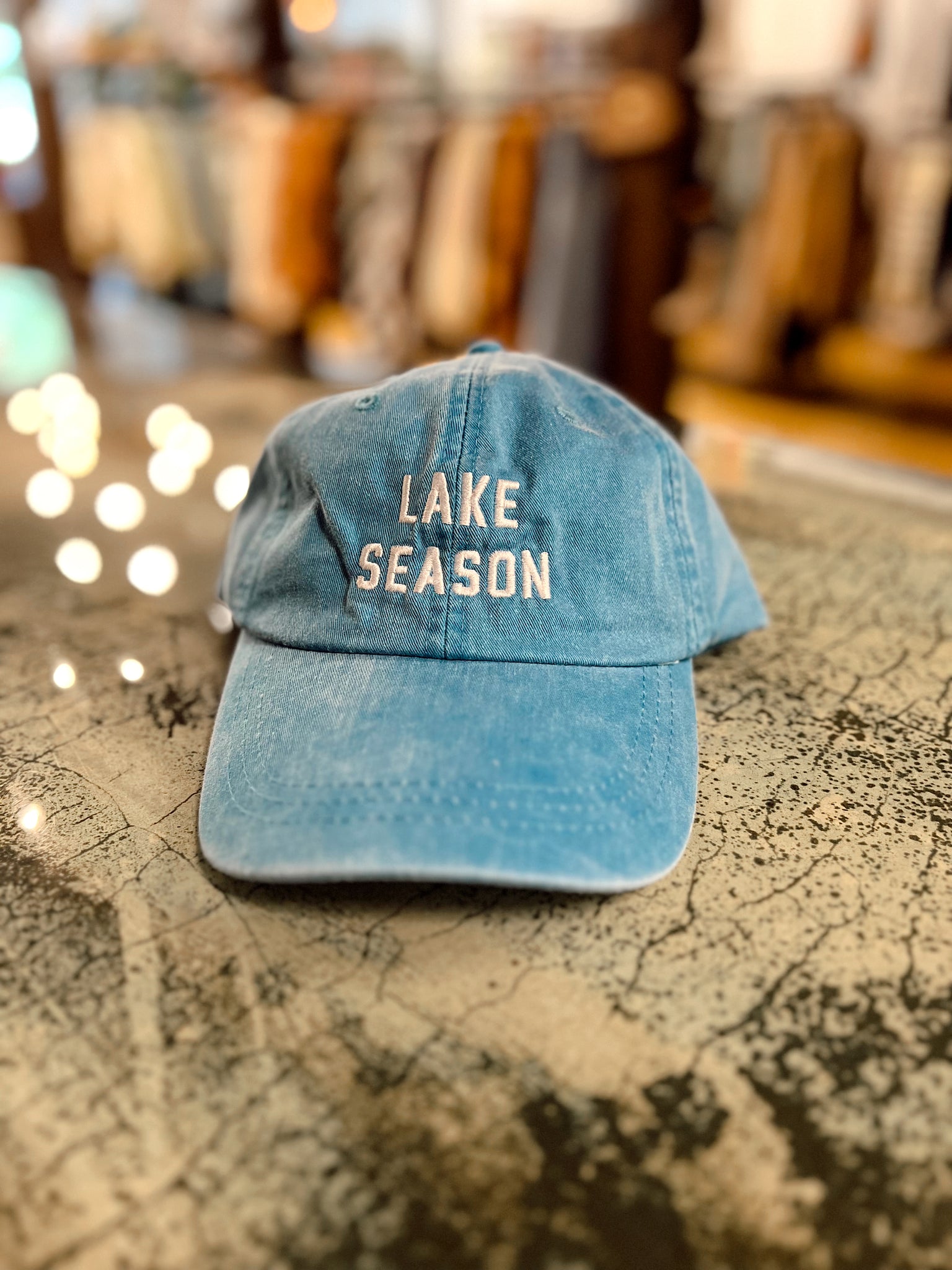Lake Season Teal Hat
