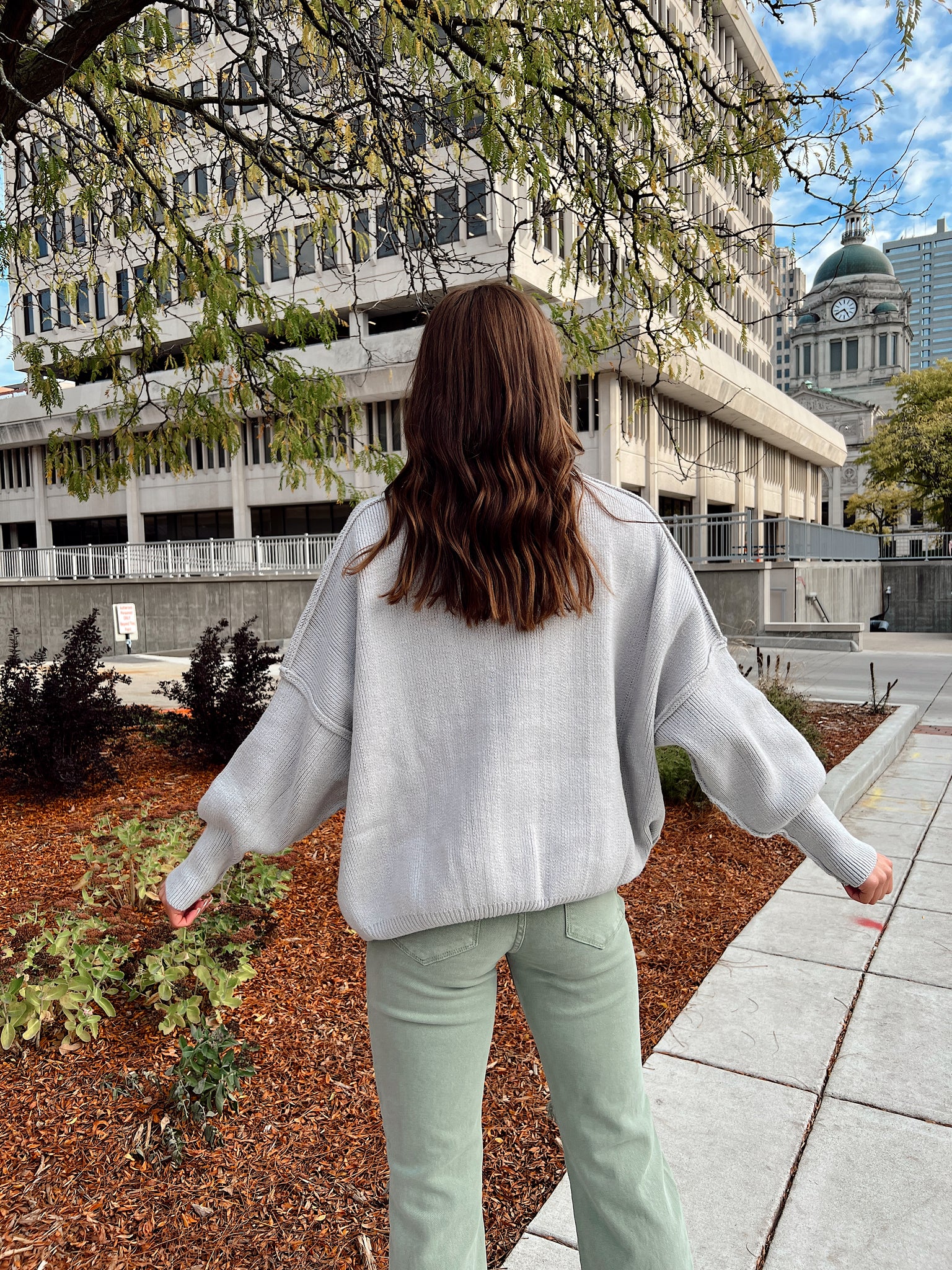 Homegrown Silver Sweater