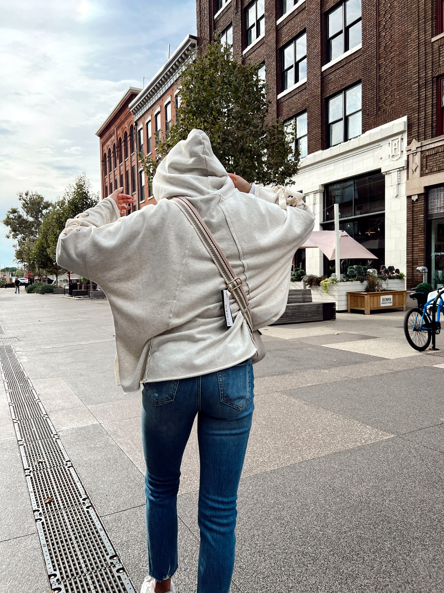 Cuddle Sesh Beige Hoodie
