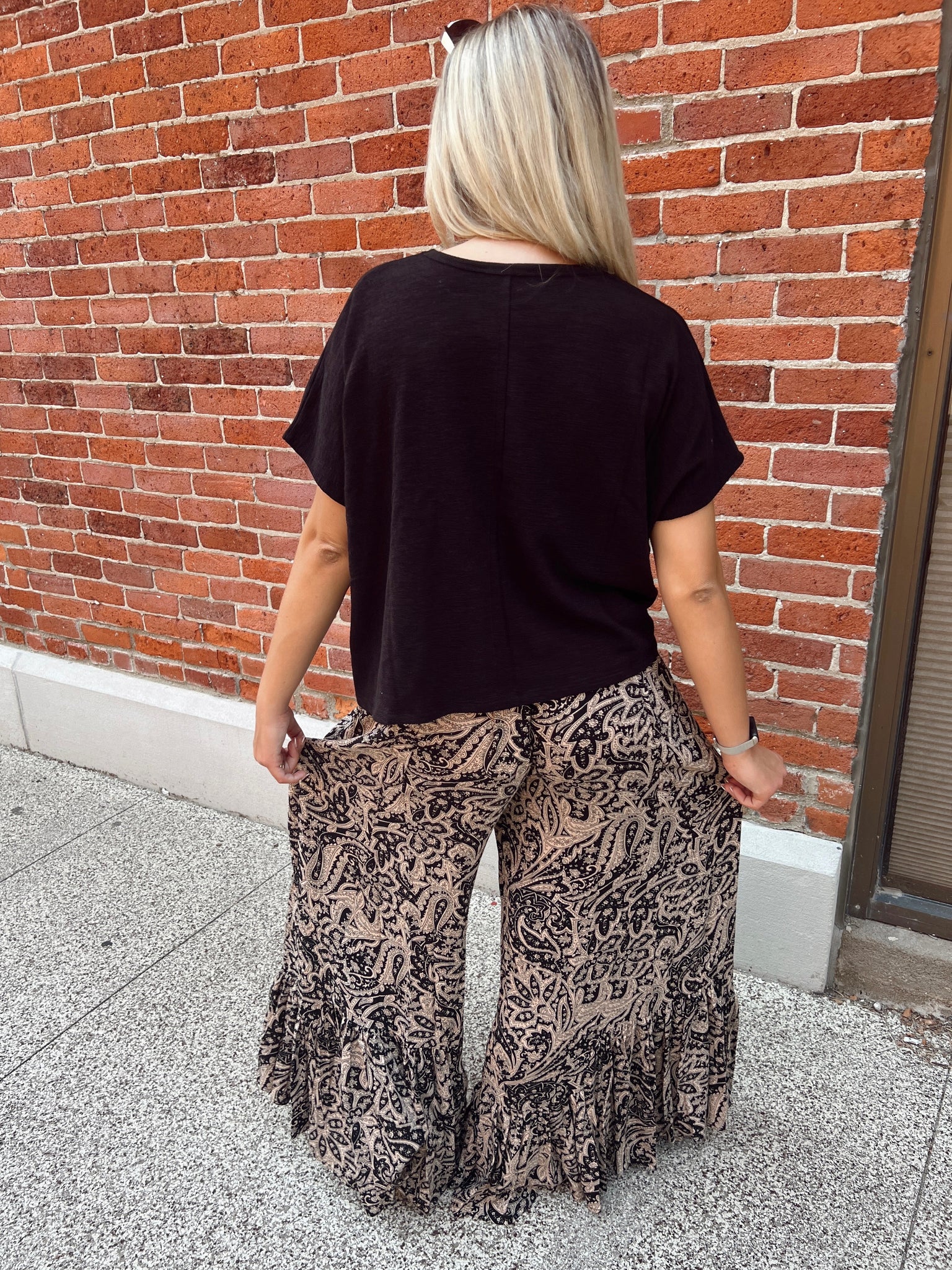Pretty Paisley Wide Leg