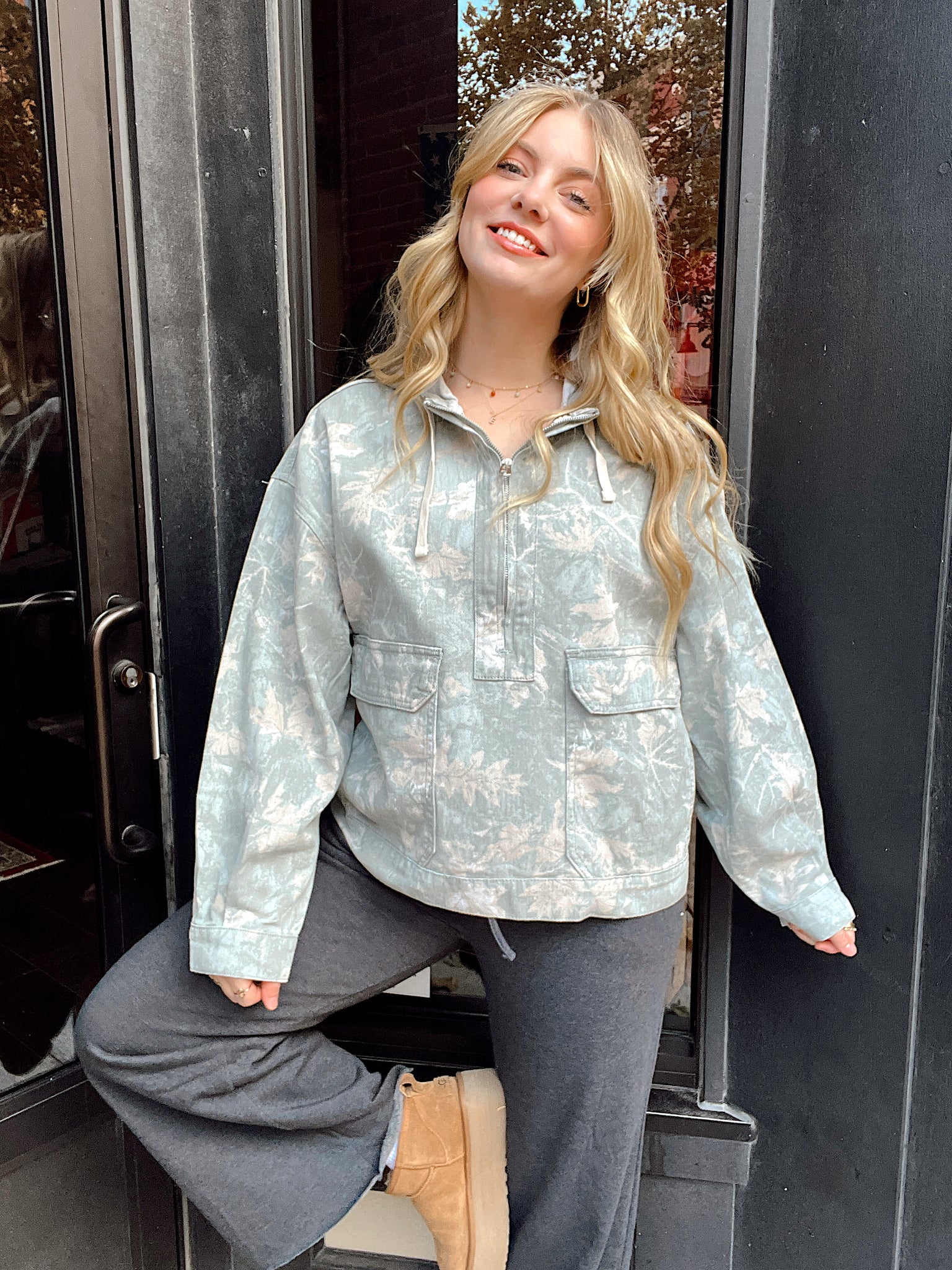 Camo Feeling Demim Pullover