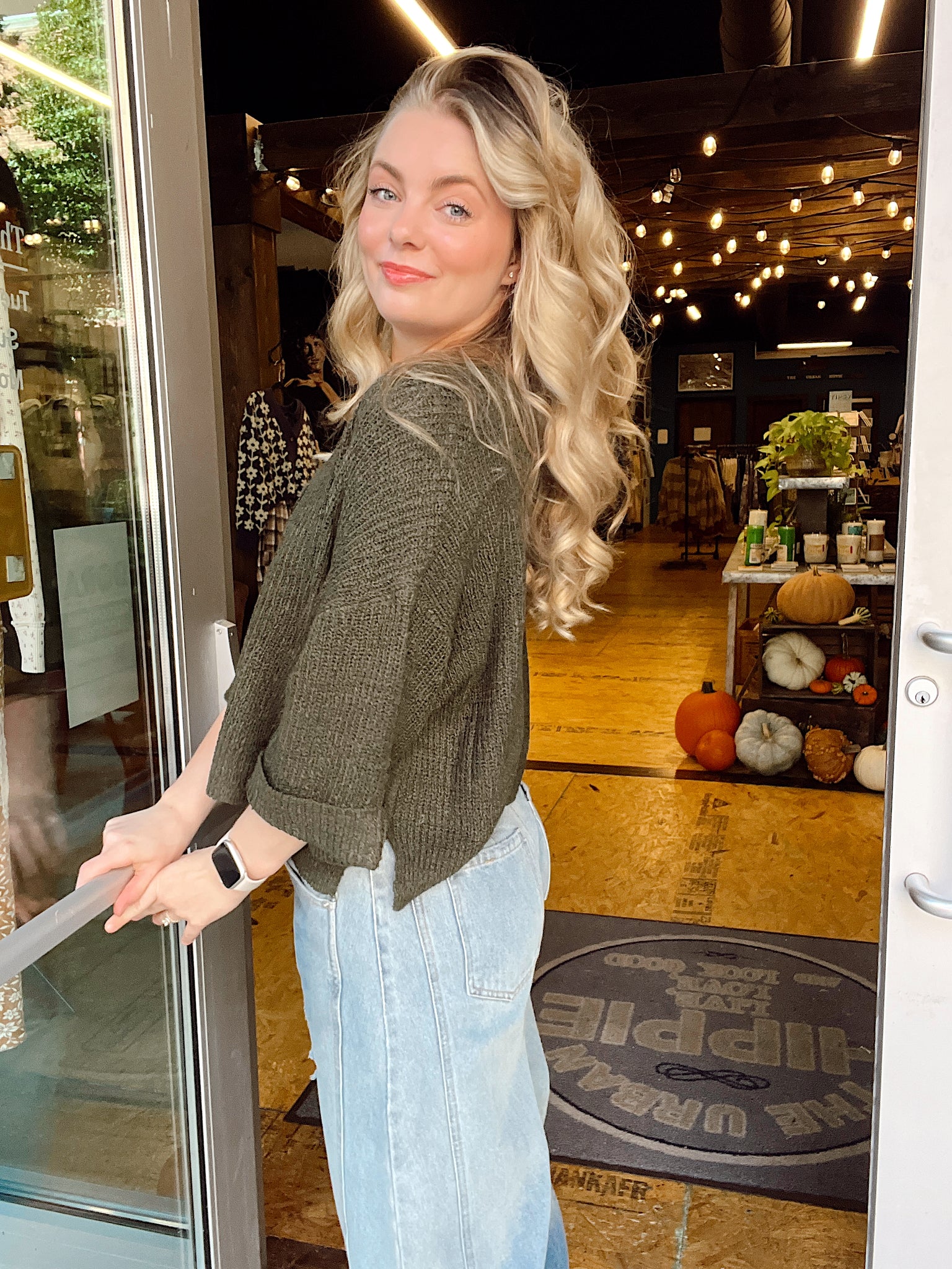 My Fav Dark Olive Sweater