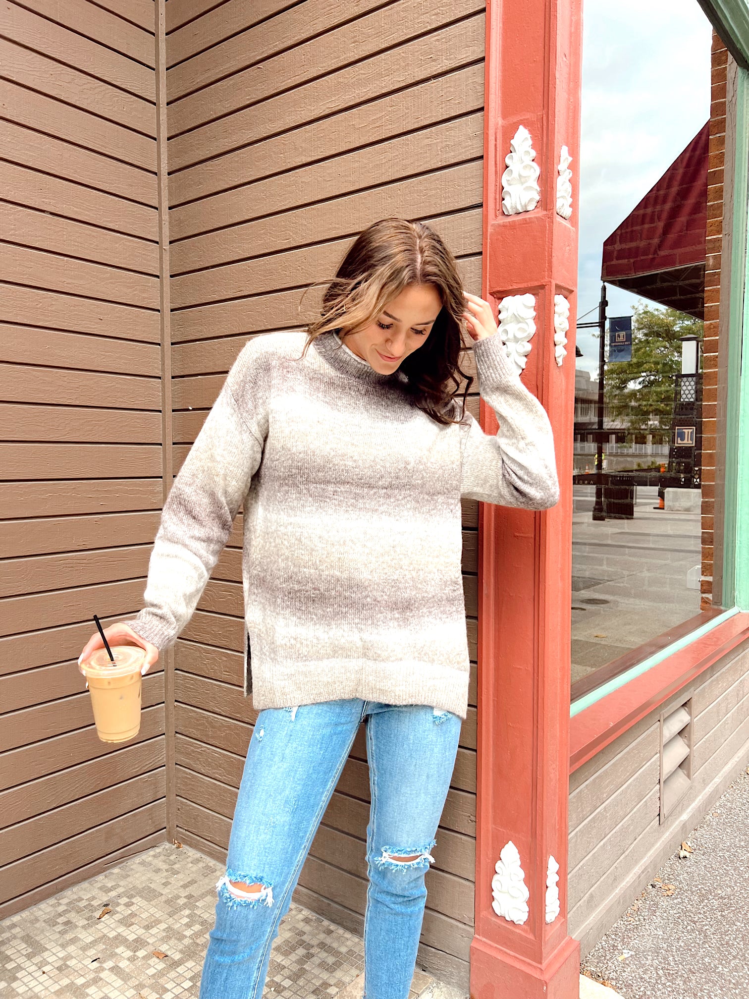 Cozy Vibes Brown Sweater