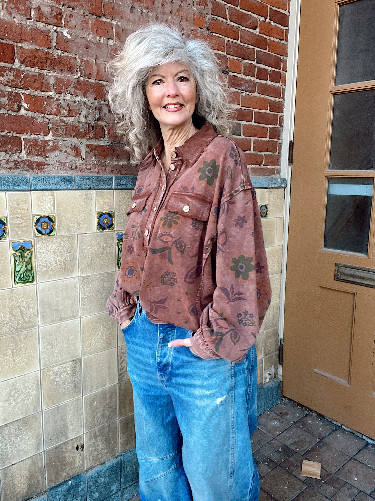 Flower Power Pullover