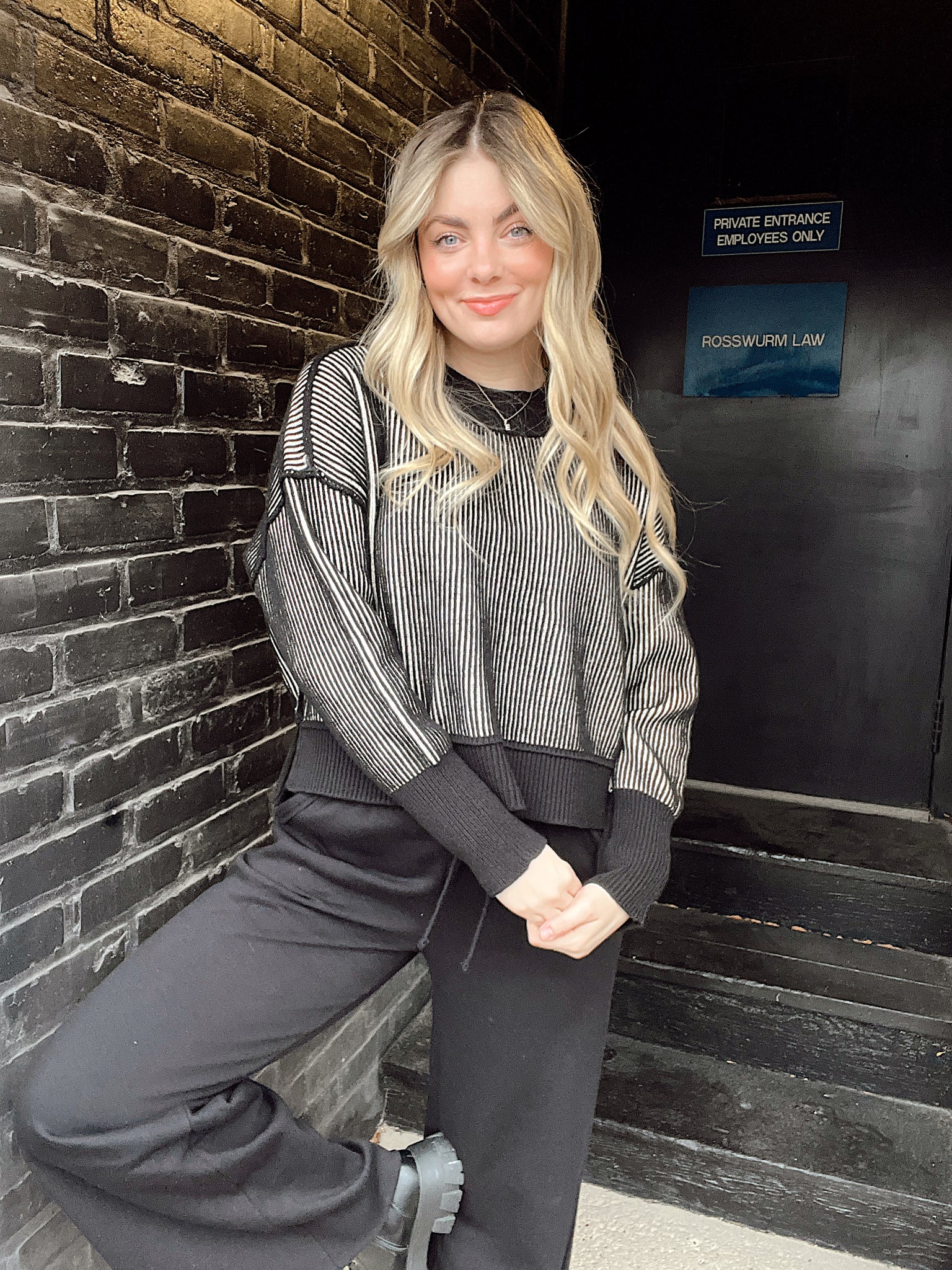 Toasty Threads Sweater Black