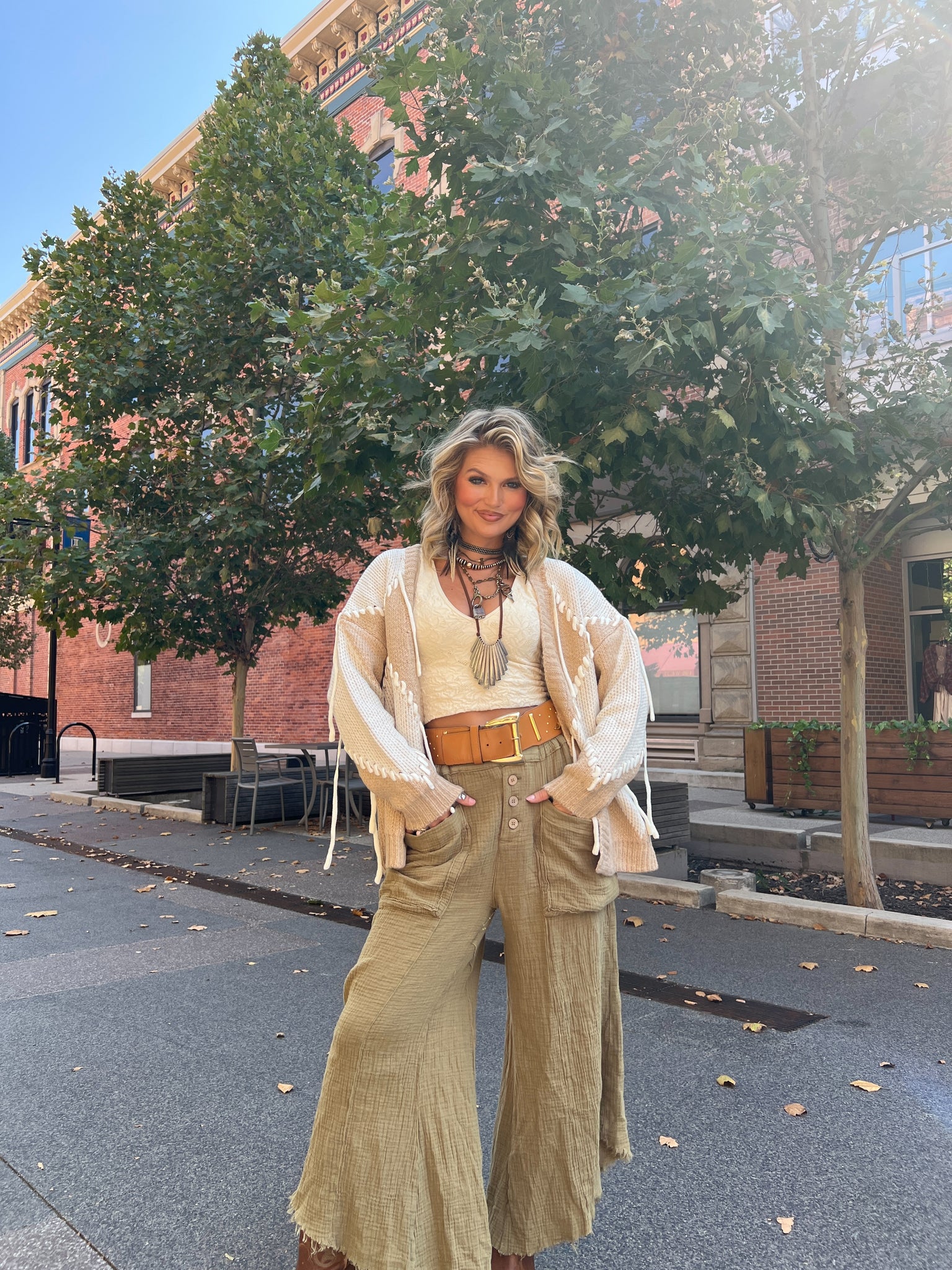 Cinnamon Twist Chunky Knit Cardigan