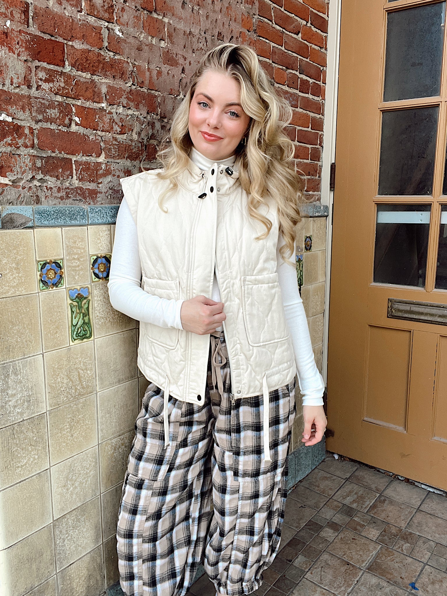 Marshmallow Stroll Vest Cream