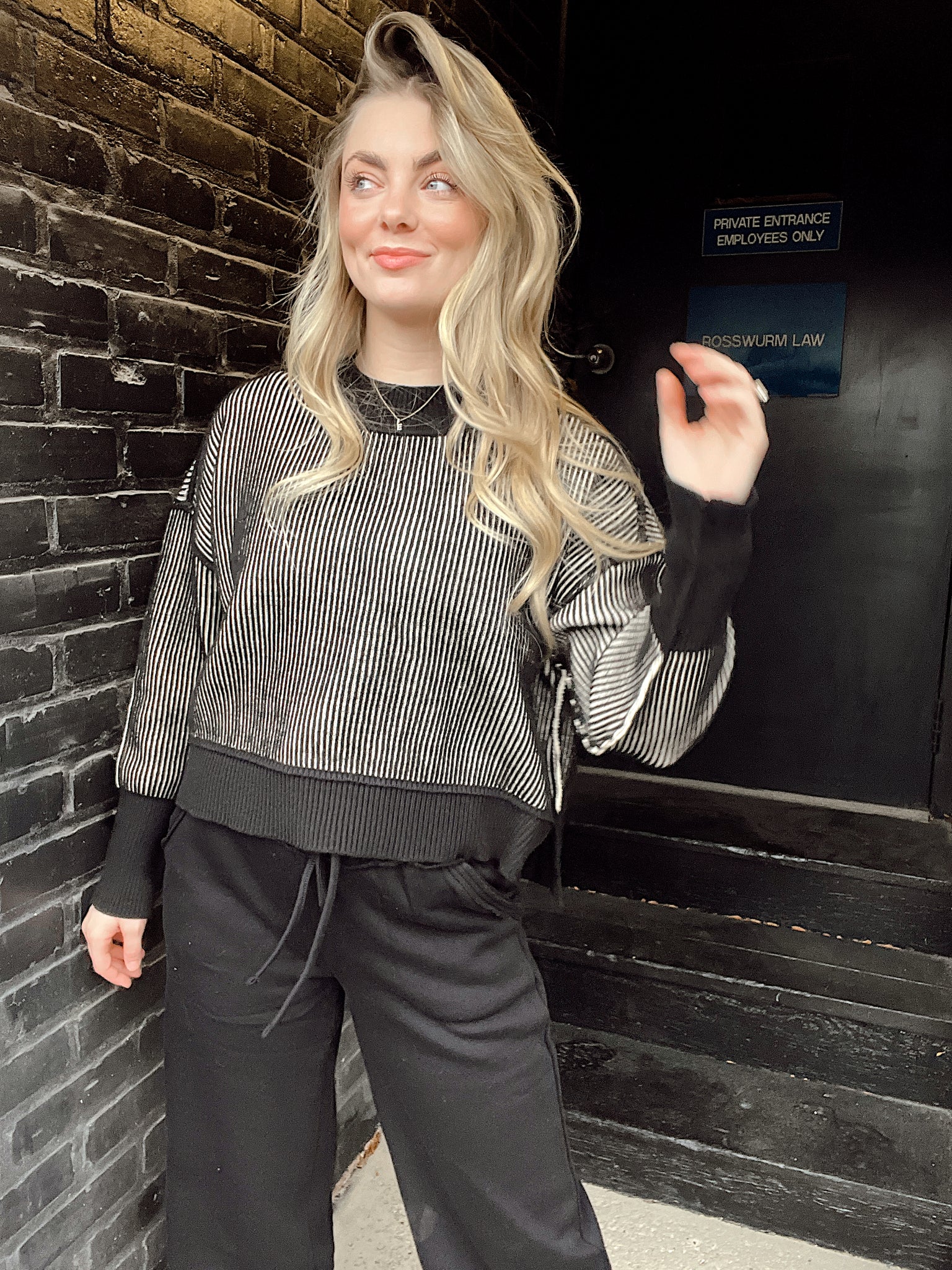 Toasty Threads Sweater Black