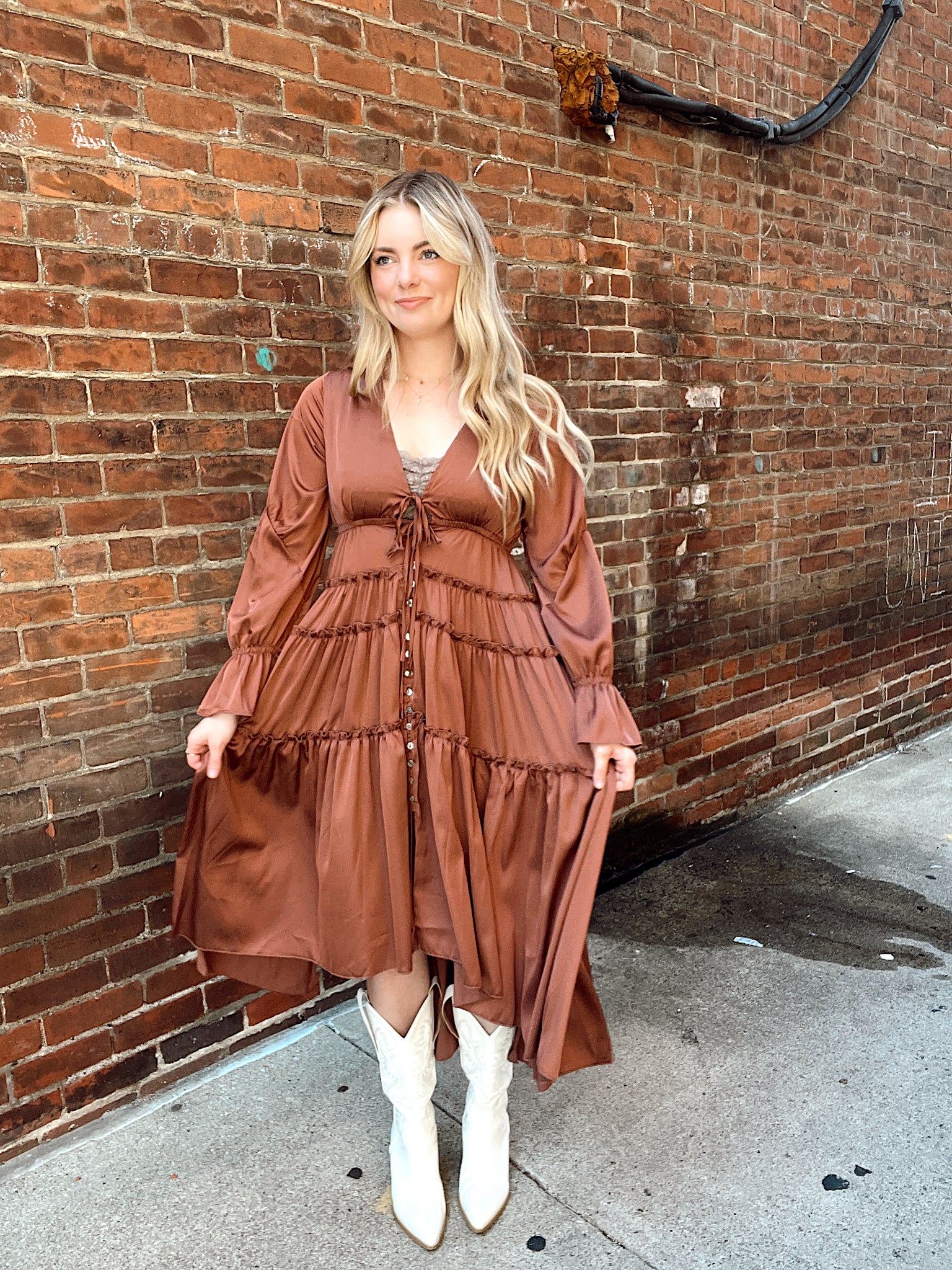 Golden Hour Gown Mocha