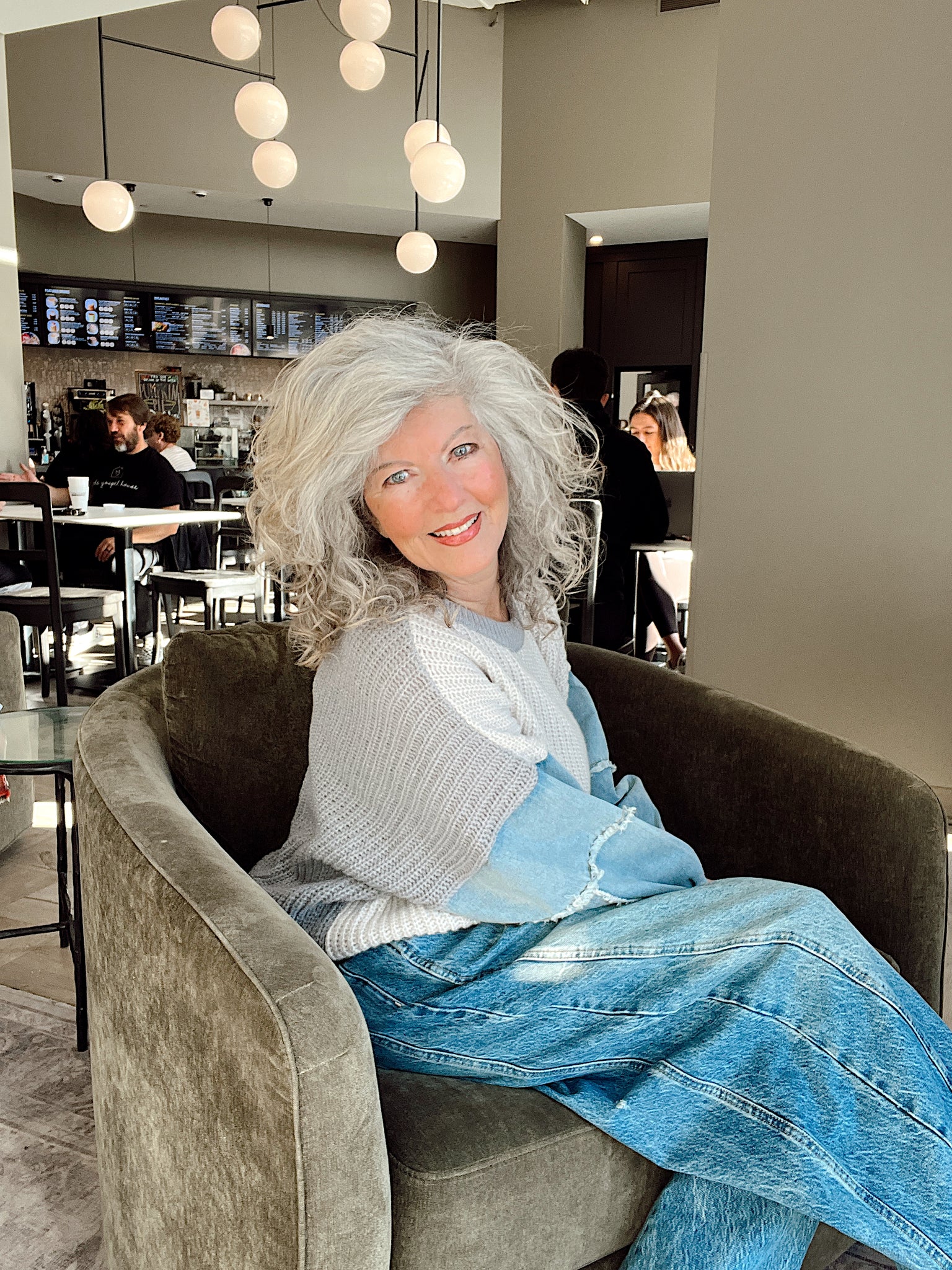 Mix It Up Sweater Grey/Dk Grey