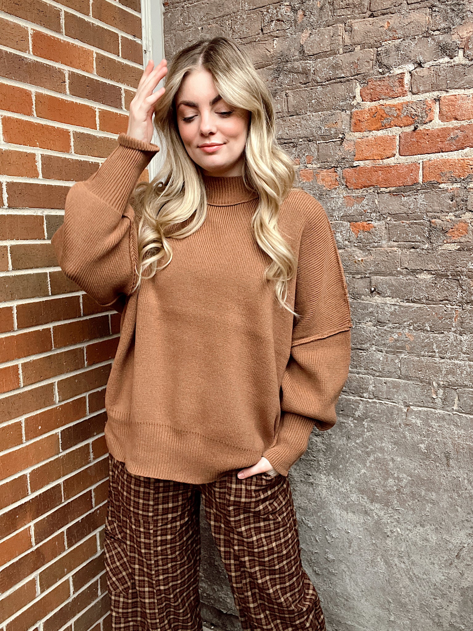 Night In Sweater Deep Camel