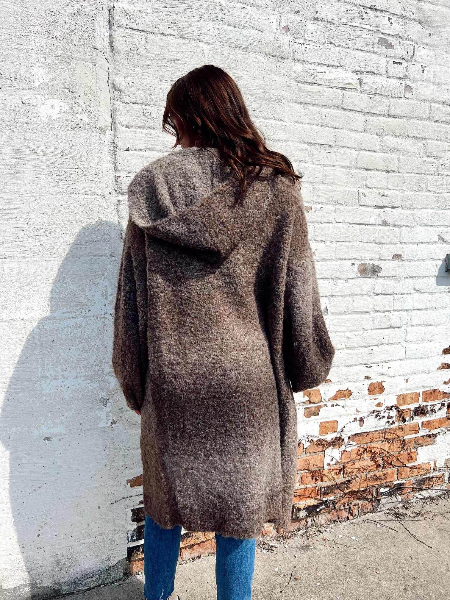 Warm & Fuzzy Brown Cardigan