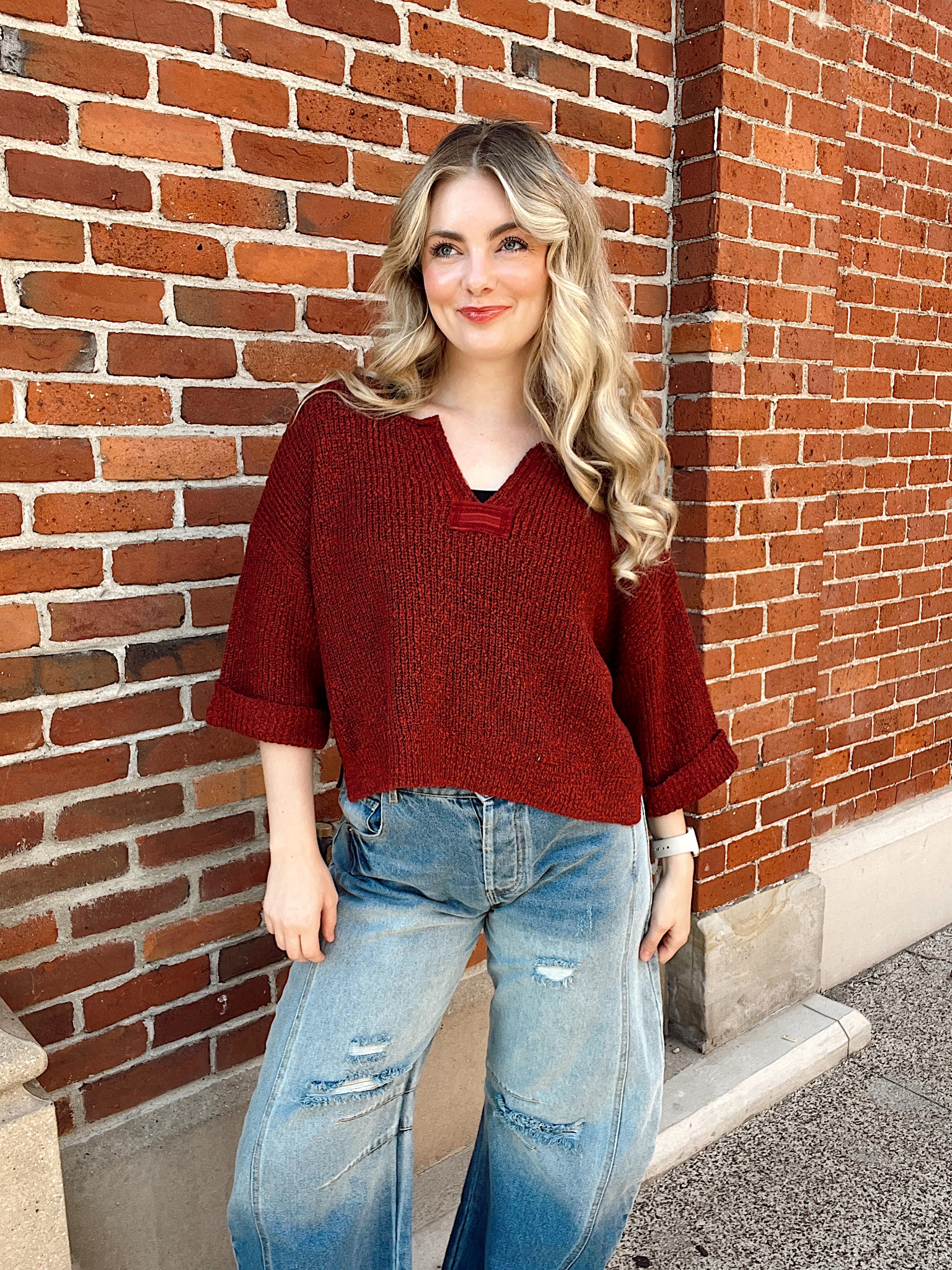My Fav Rust Sweater