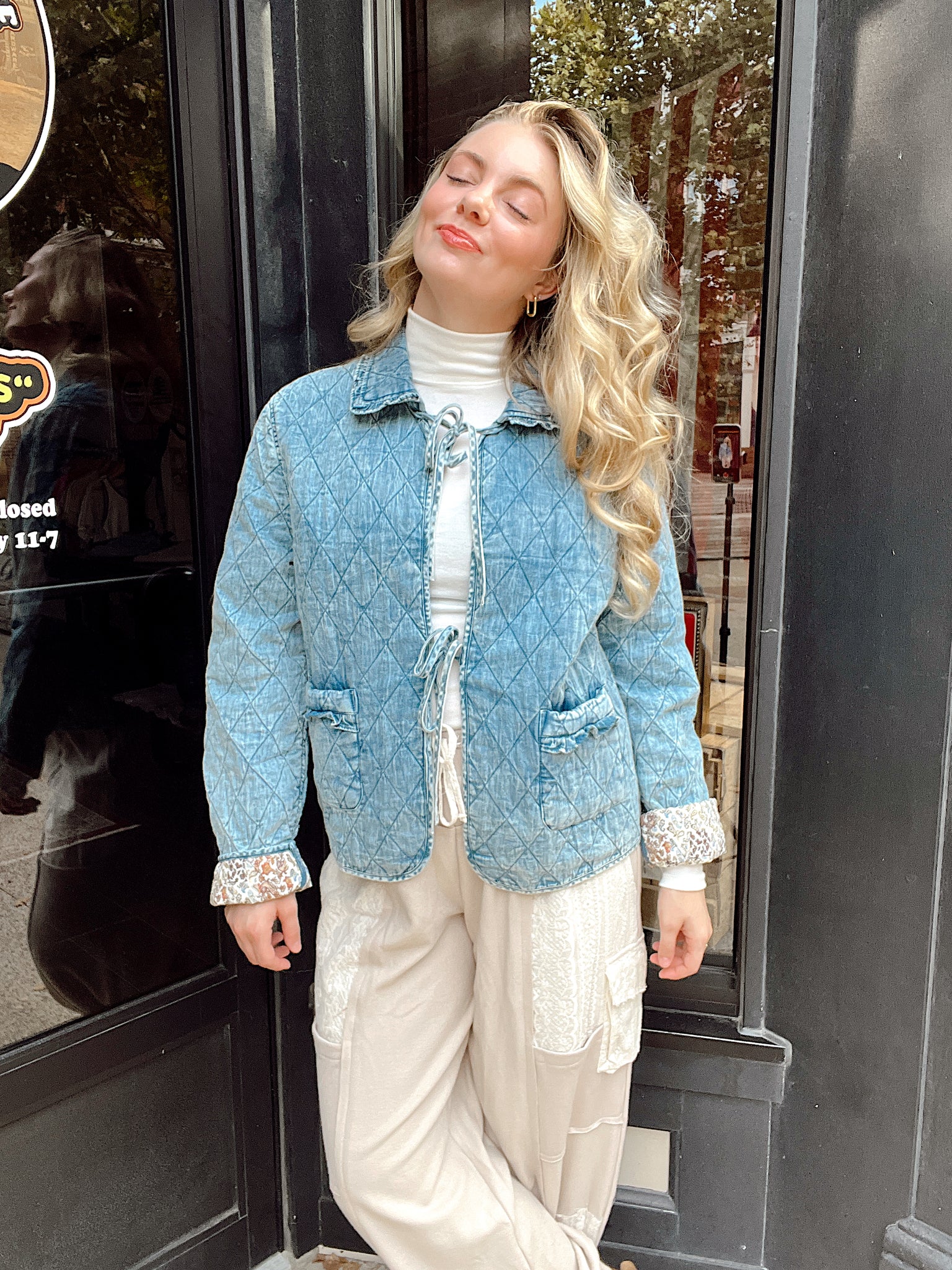 Blue Sky Quilted Jacket