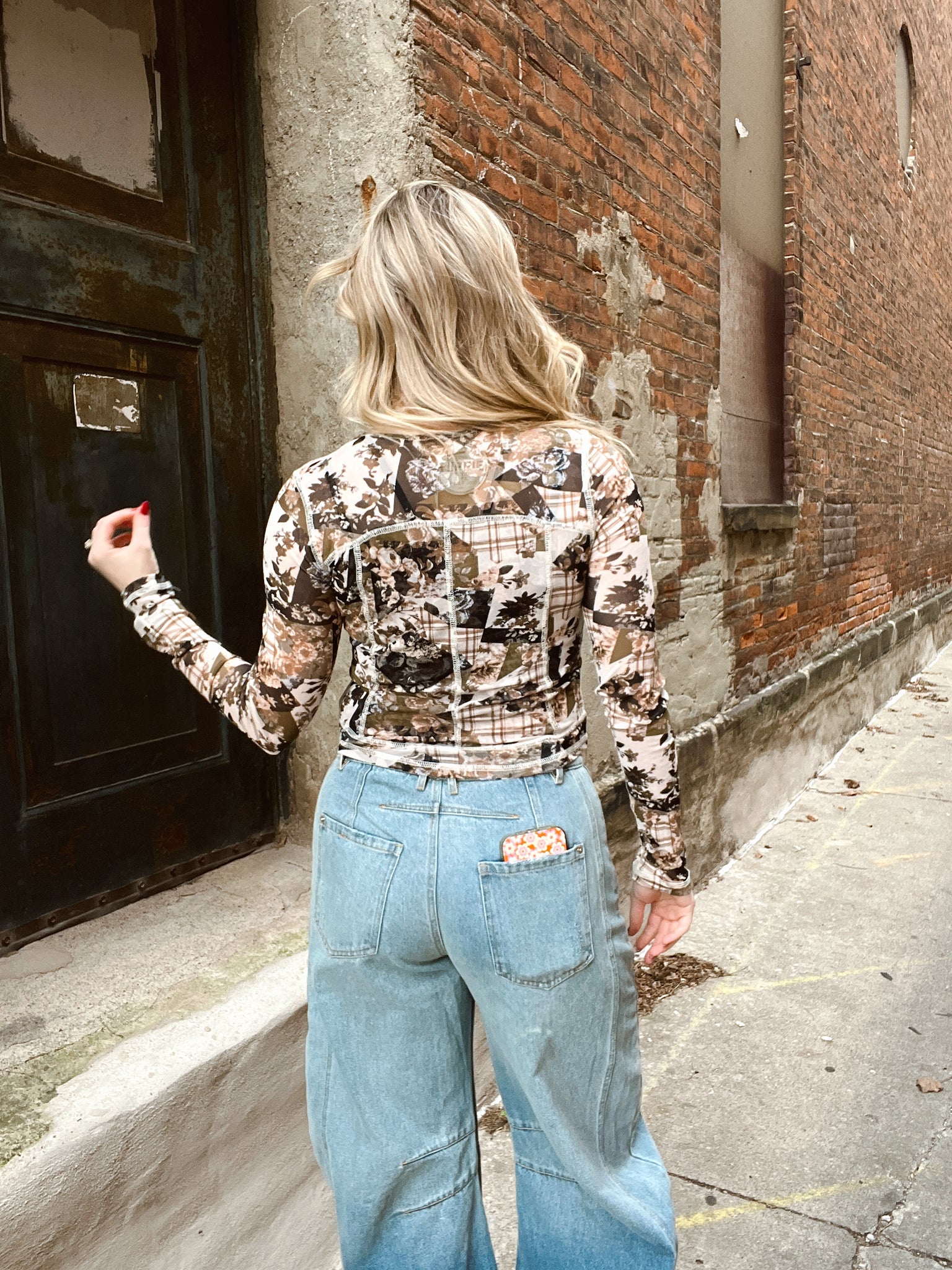 Feeling Fancy Sheer Floral Top