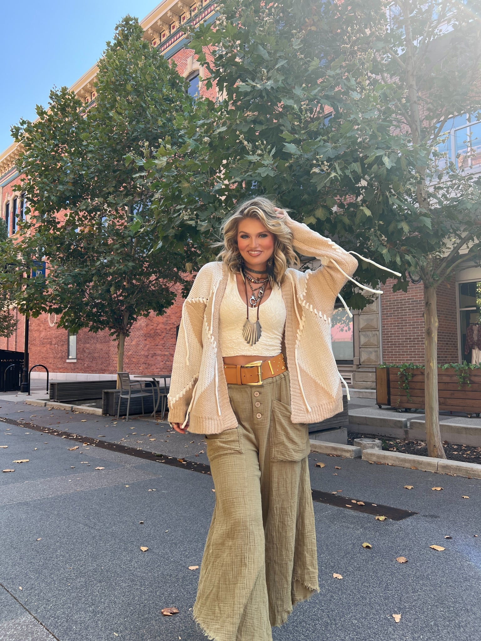 Cinnamon Twist Chunky Knit Cardigan