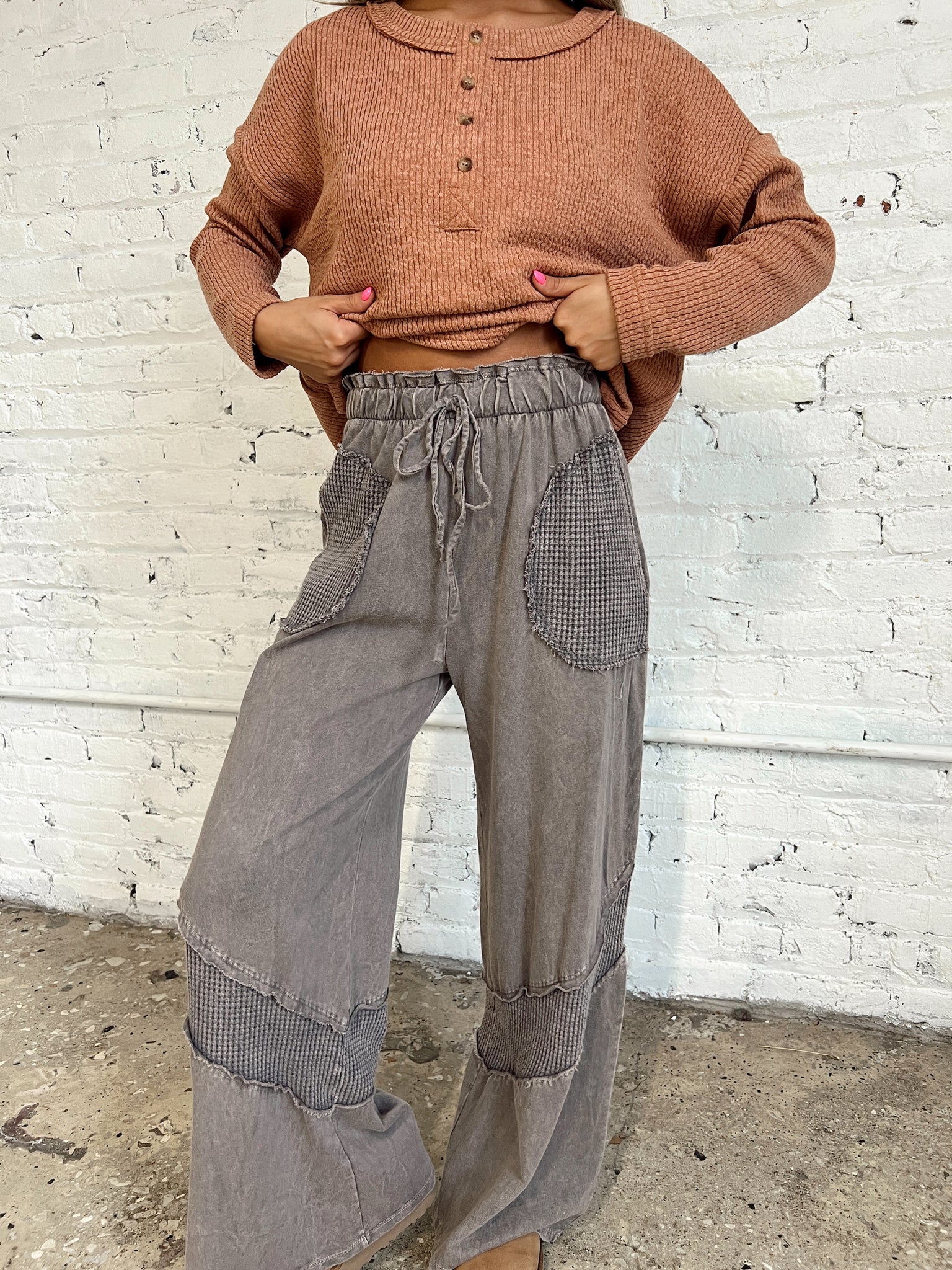So Charming Charcoal Pants