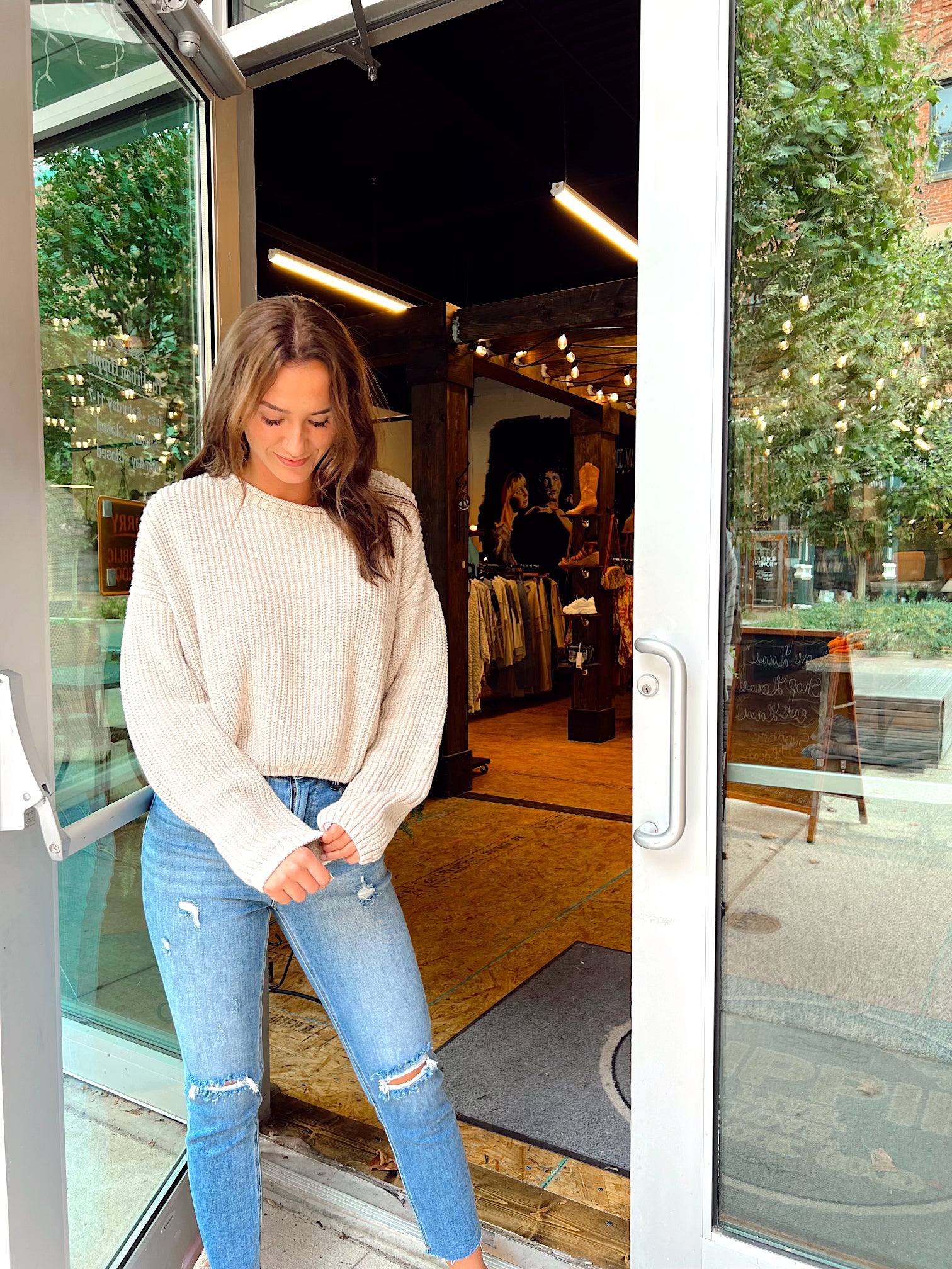 Wyatt Bone Knit Sweater