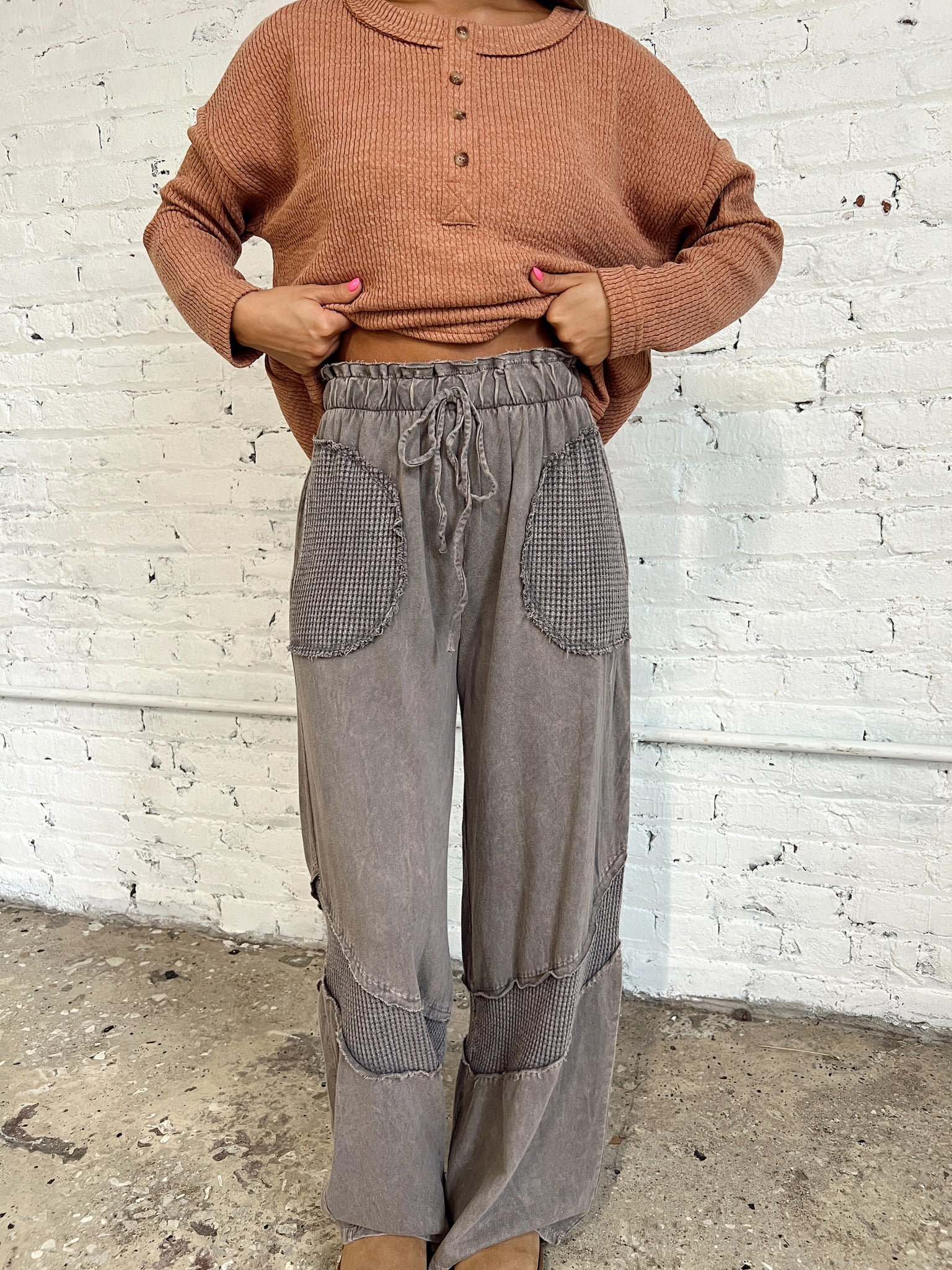 So Charming Charcoal Pants