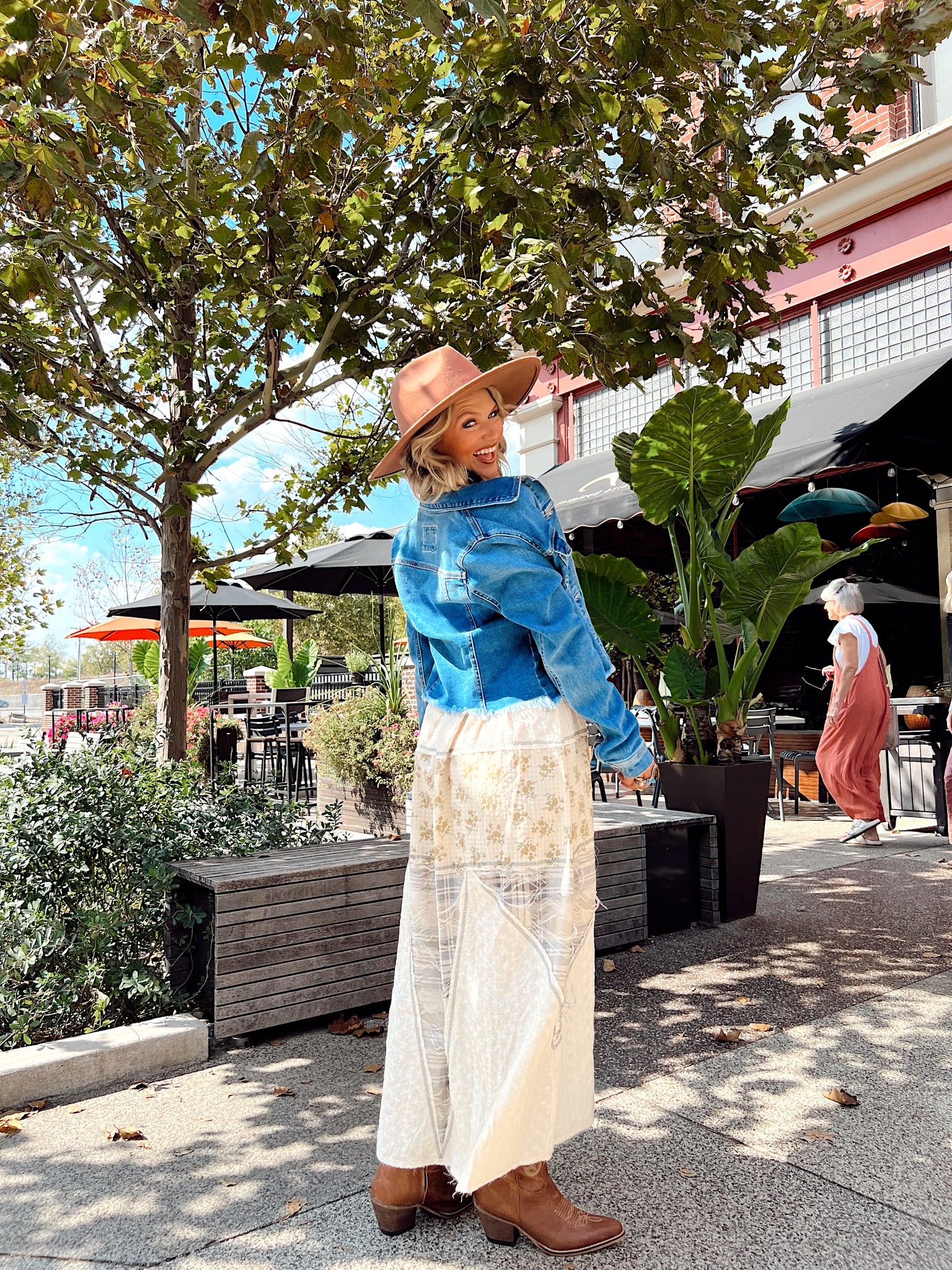 Yellow Haze Patchwork Maxi Dress