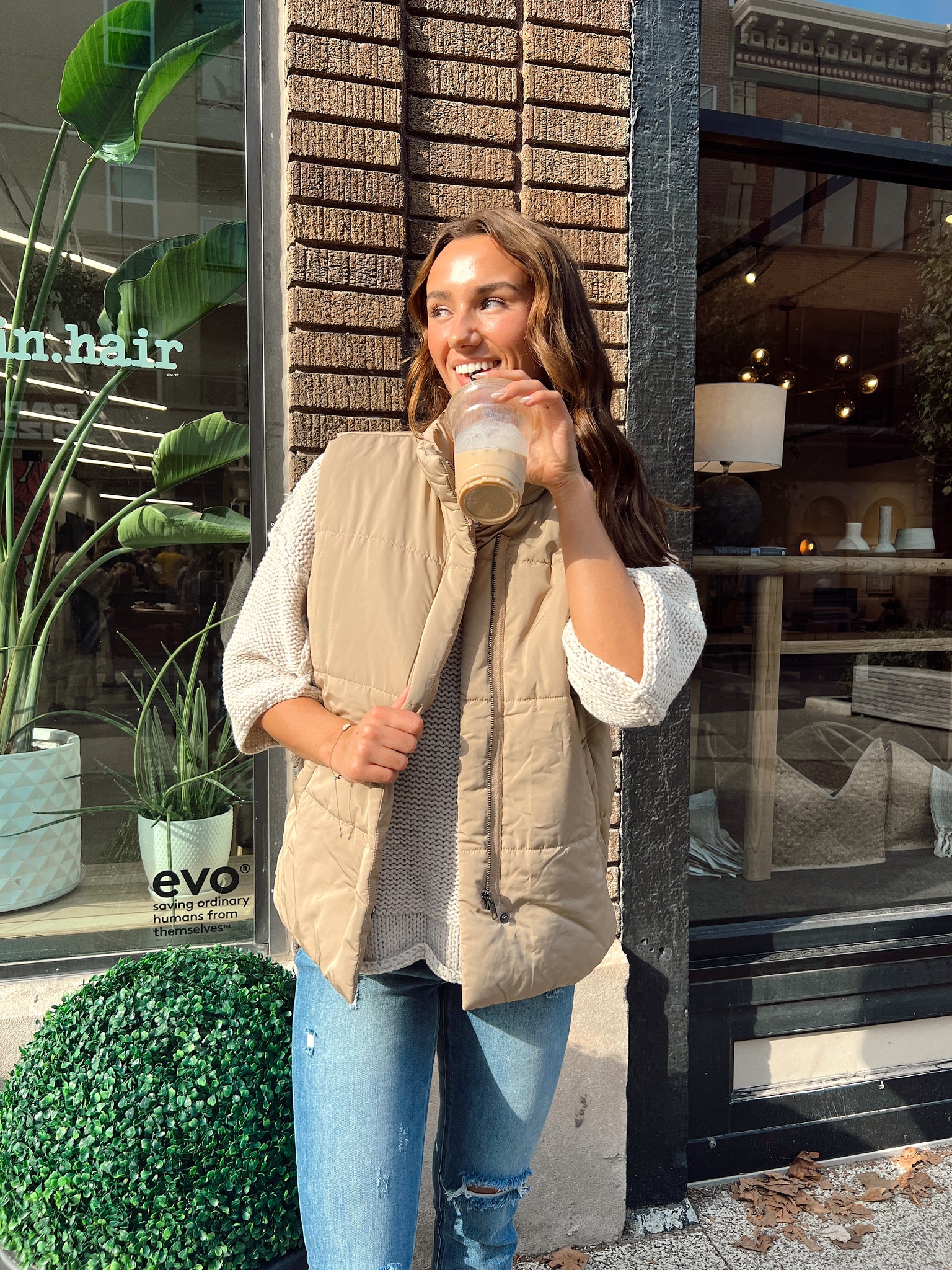 Fairmount Mocha Puffer Vest