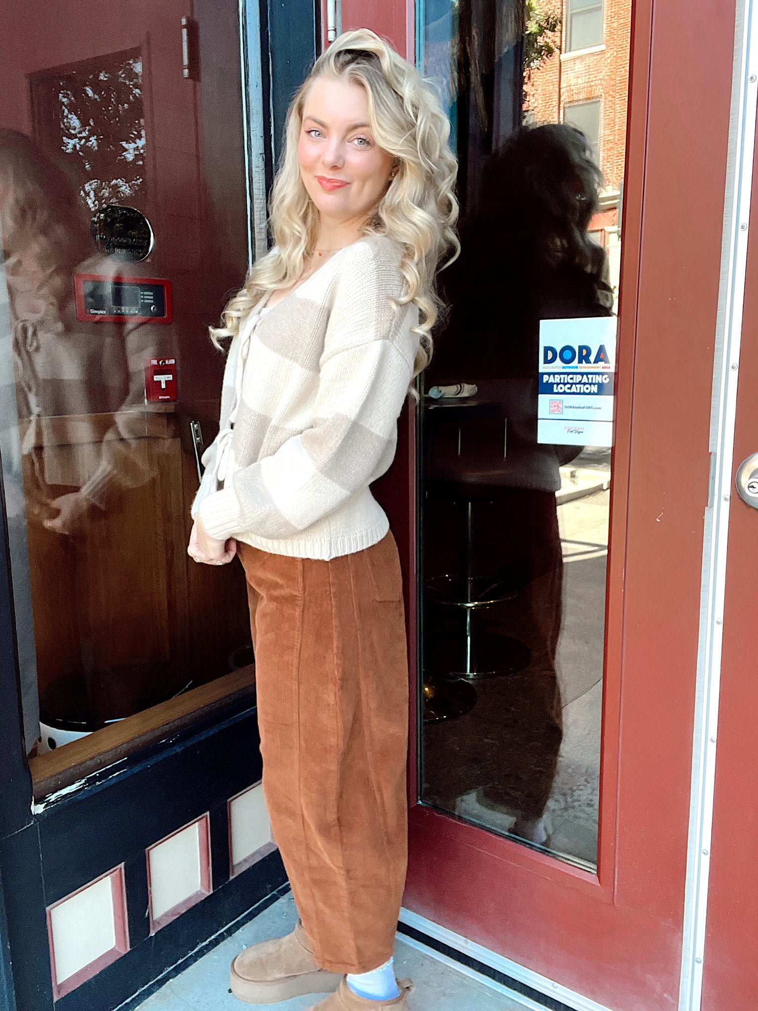 Bows and Ties Stripe Sweater