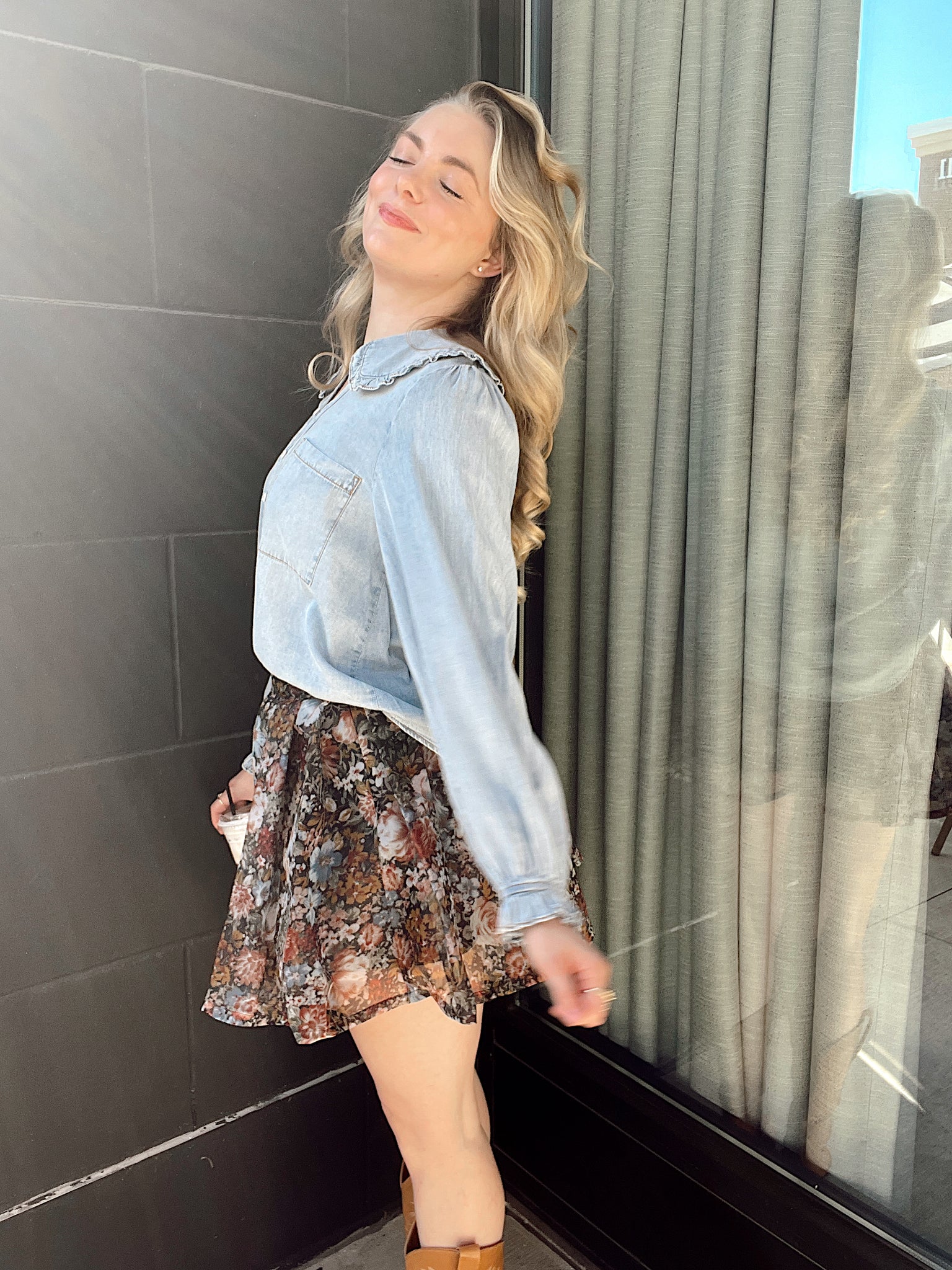Flirty Flowy Skort