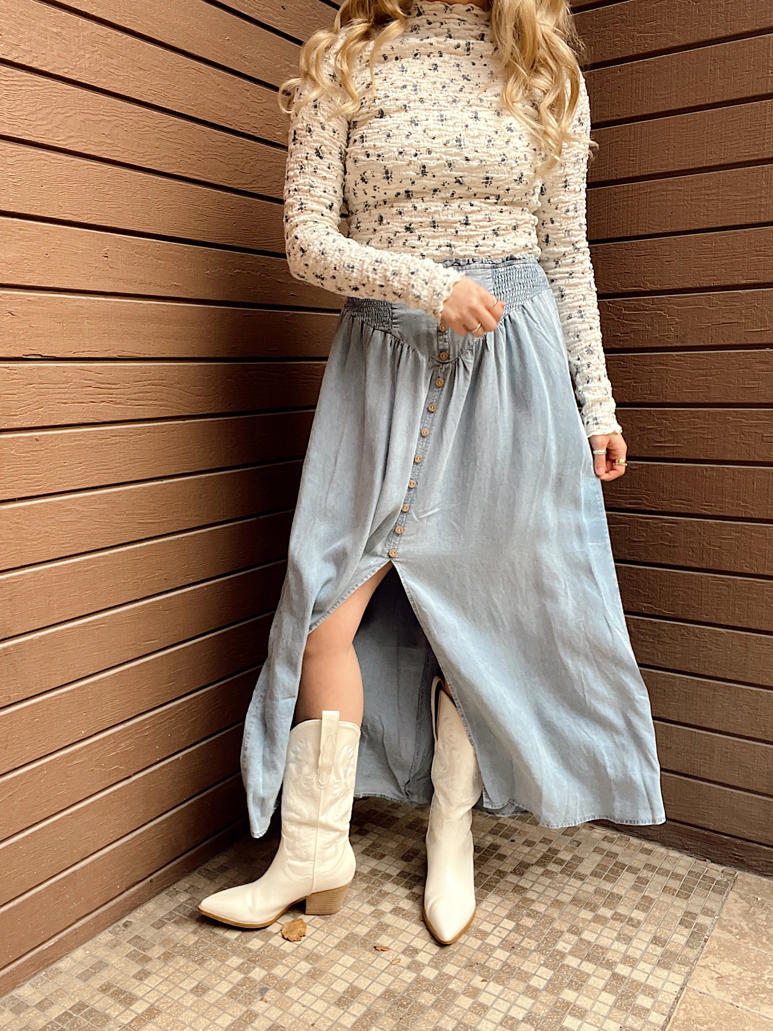 Darcie Dancin Denim Skirt