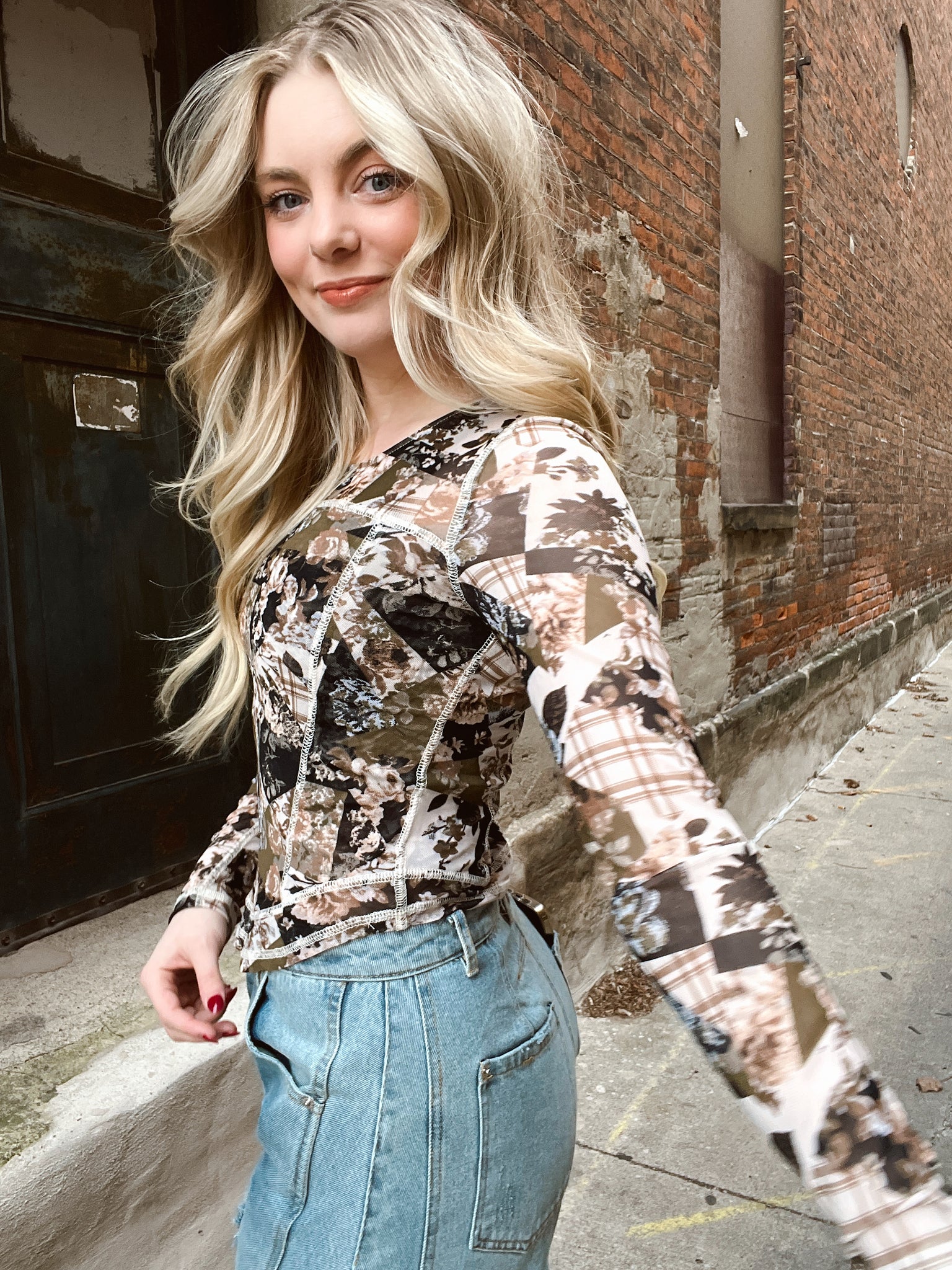 Feeling Fancy Sheer Floral Top