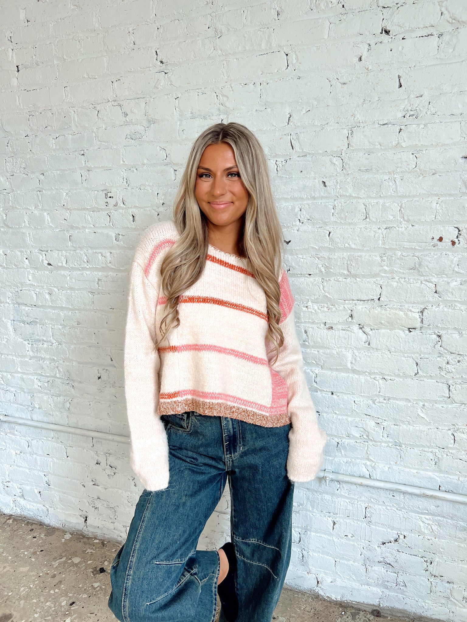 FINAL SALE Love Struck Cream Sweater