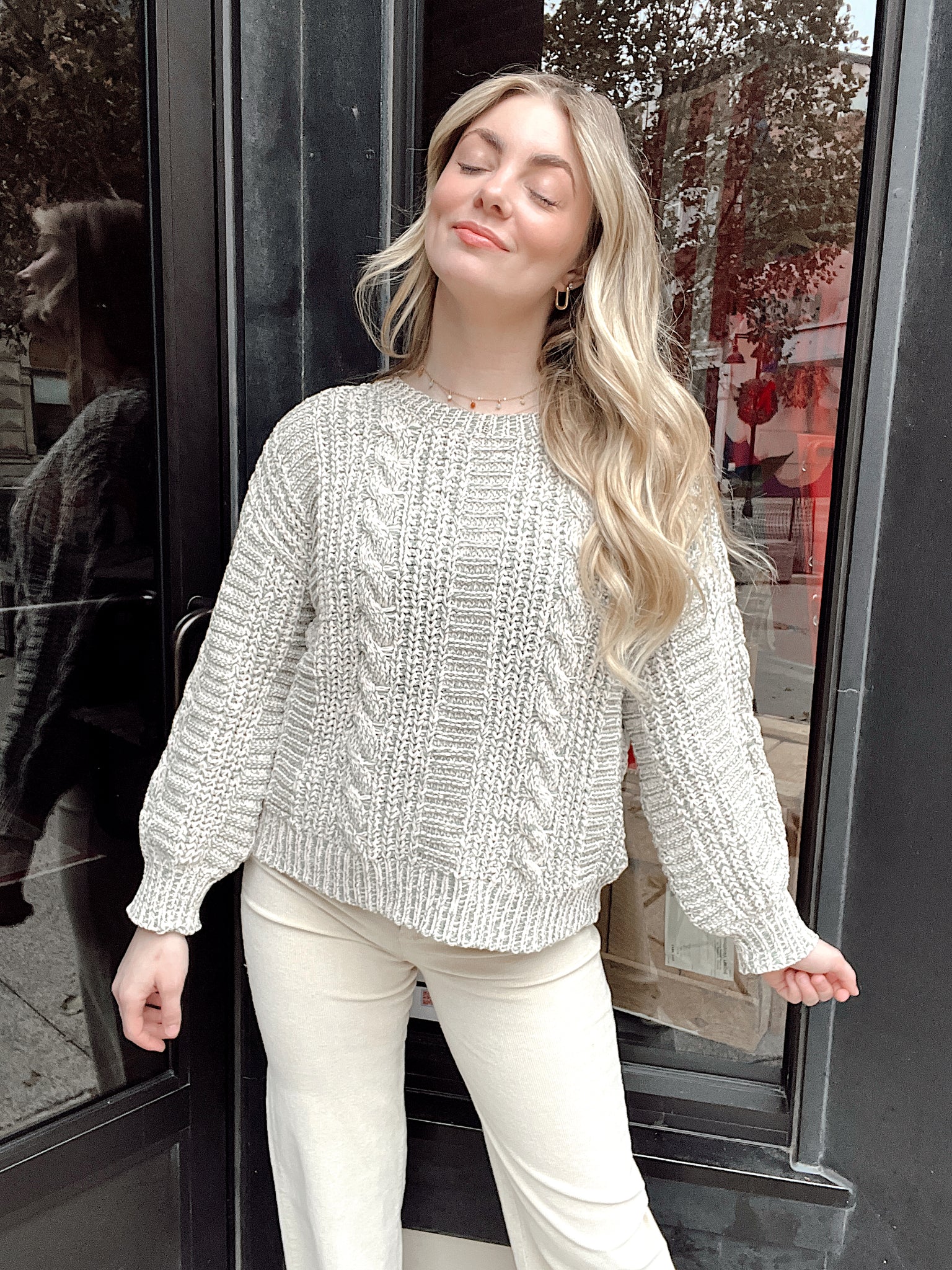 Knit Me Up Sweater Olive