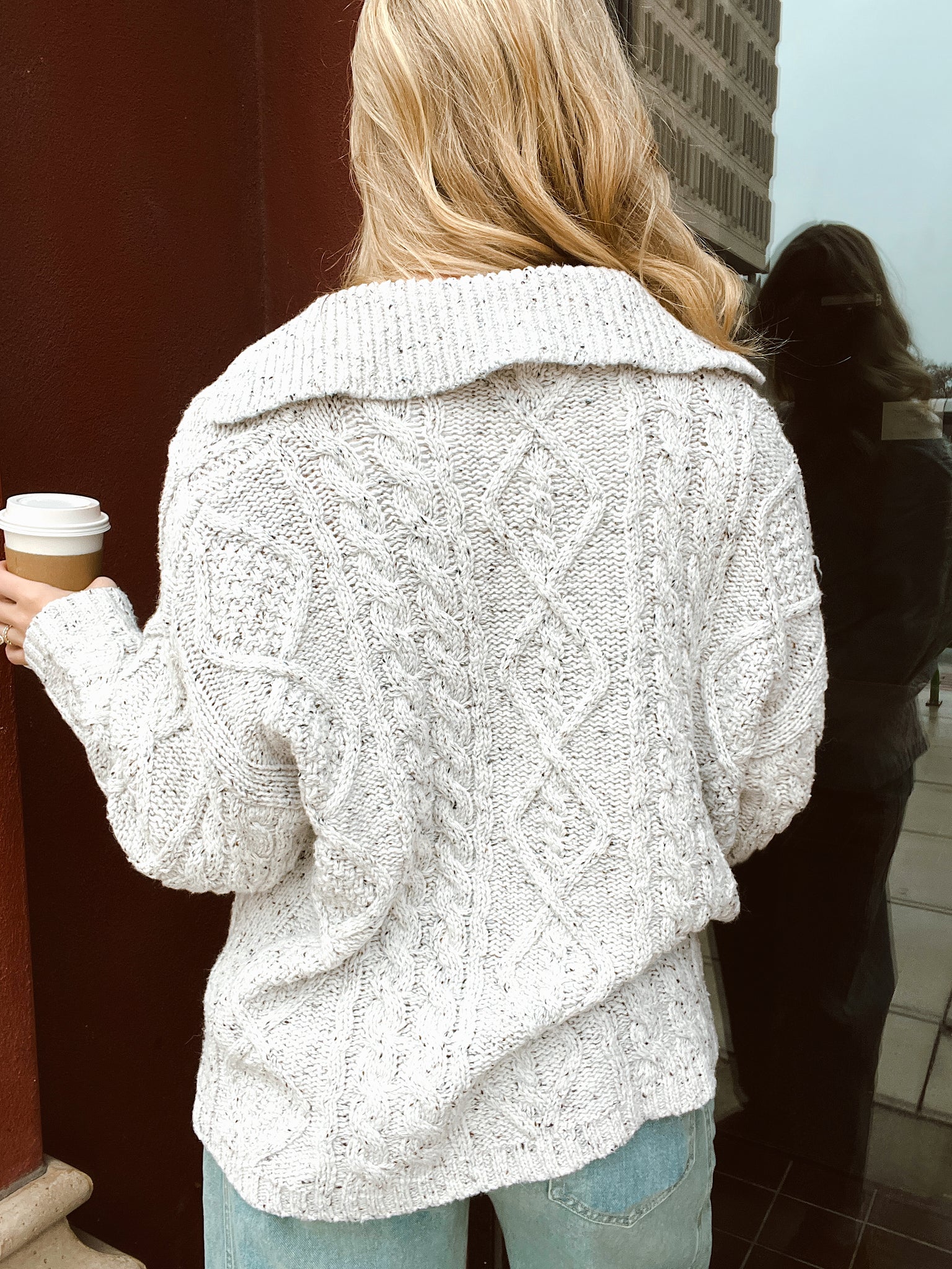 FINAL SALE- Home This Christmas Heather Grey Cardigan