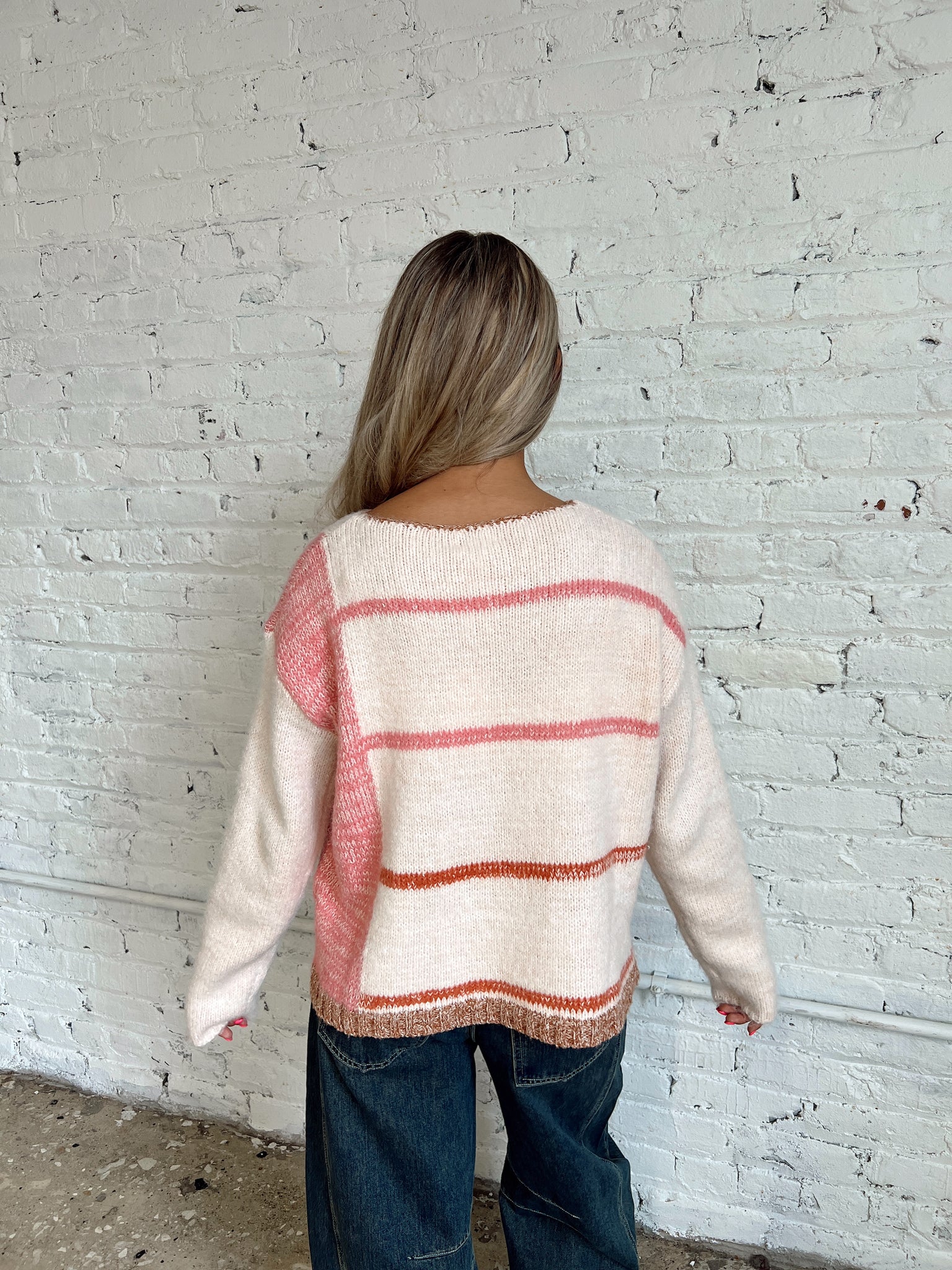 FINAL SALE Love Struck Cream Sweater