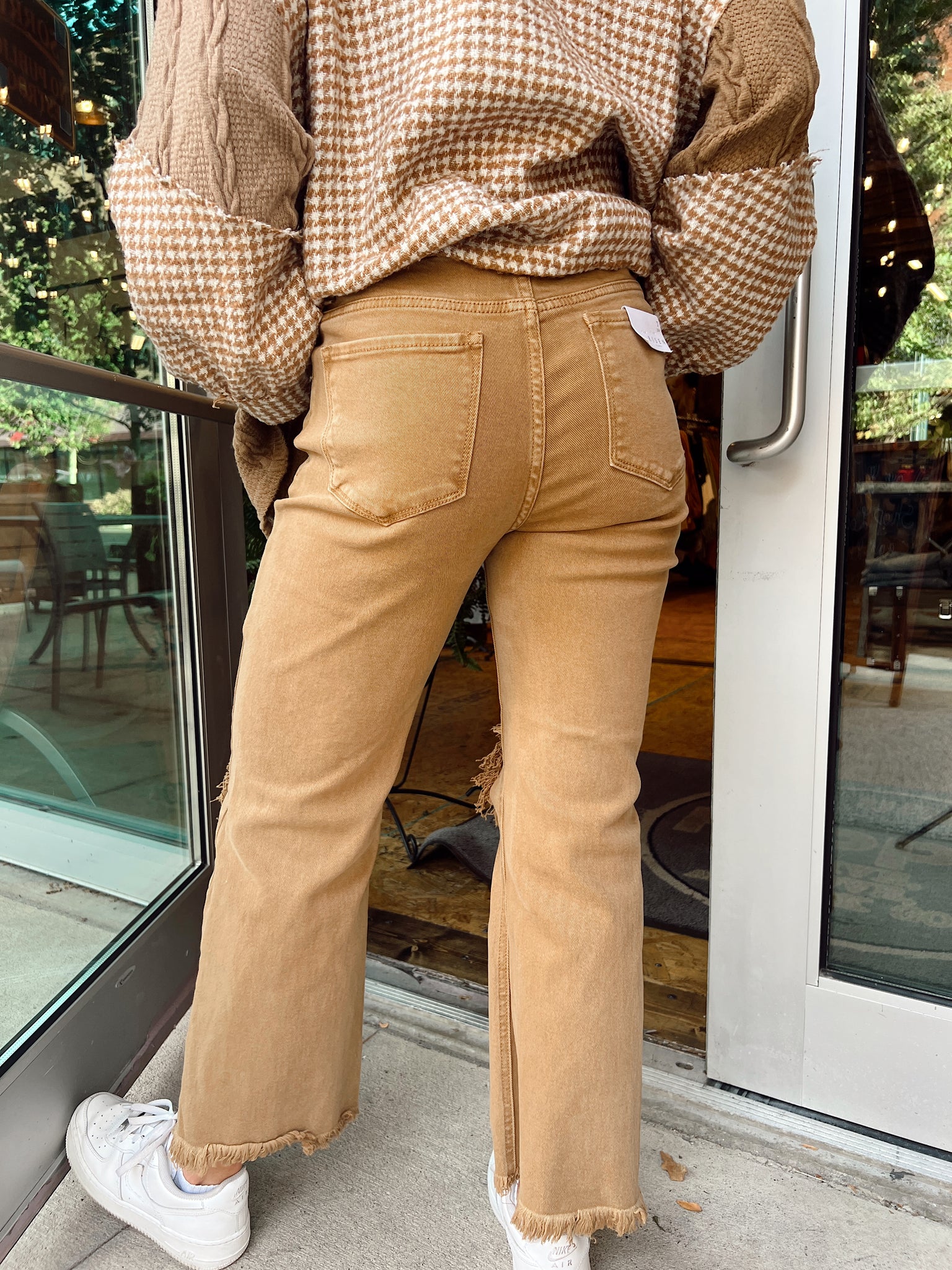 Keep It Real Mocha Straight Leg Jeans