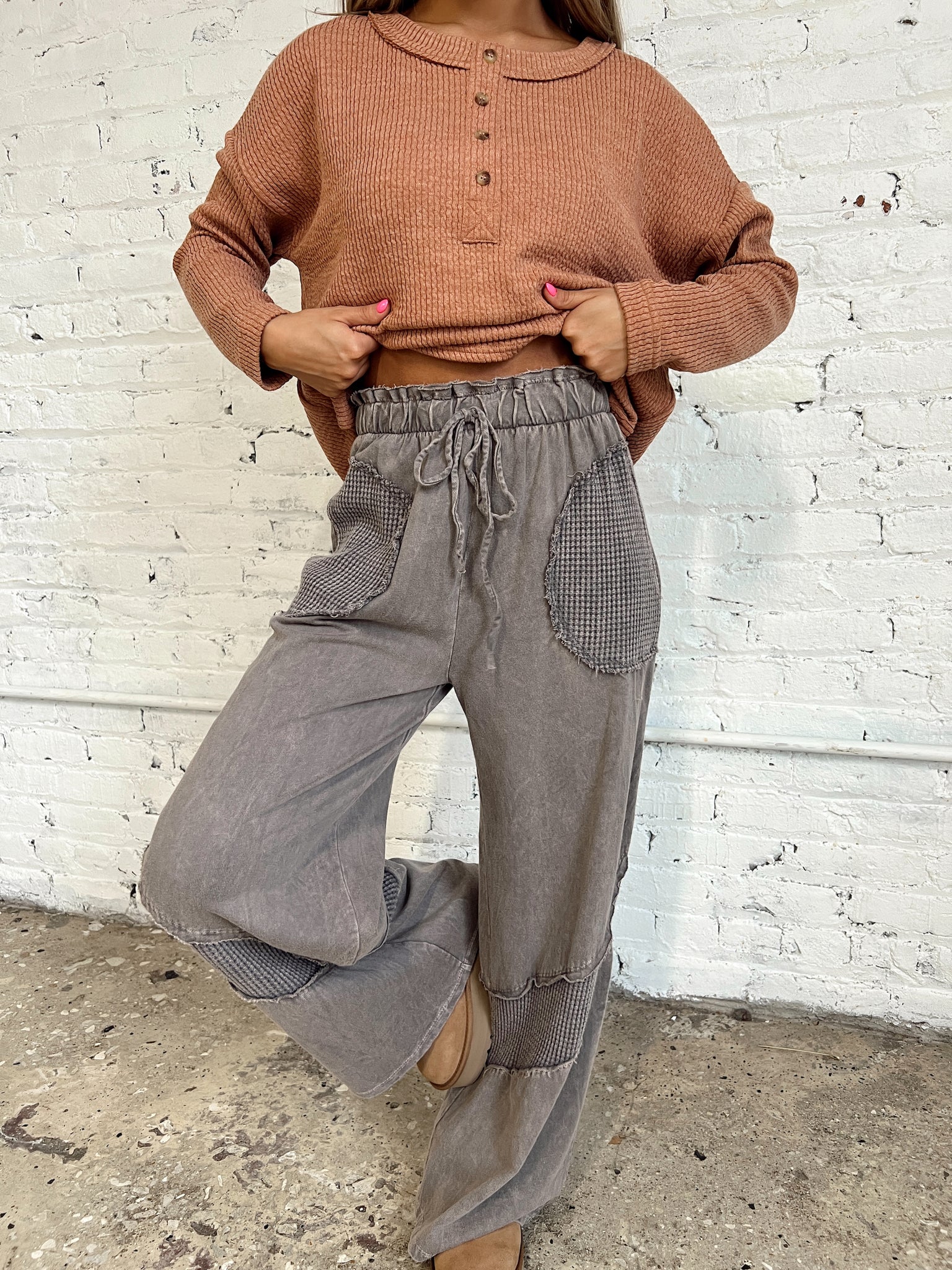 So Charming Charcoal Pants