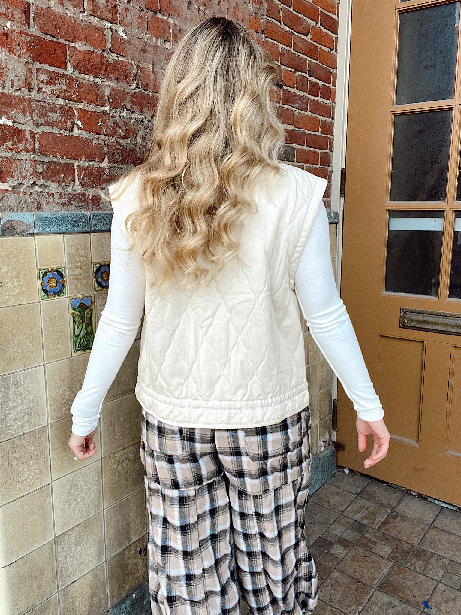 Marshmallow Stroll Vest Cream