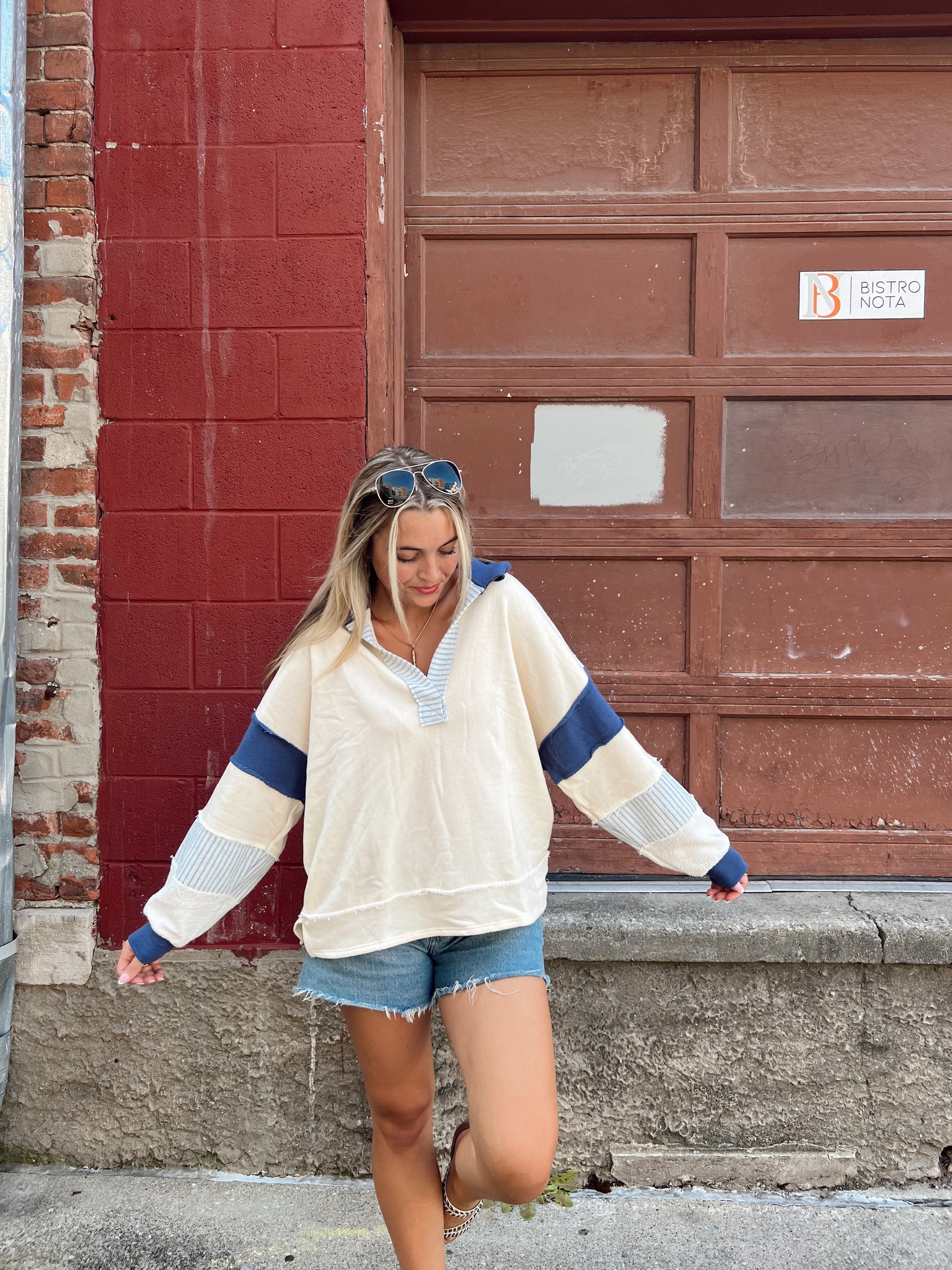 Back 2 School Ivory Sweatshirt
