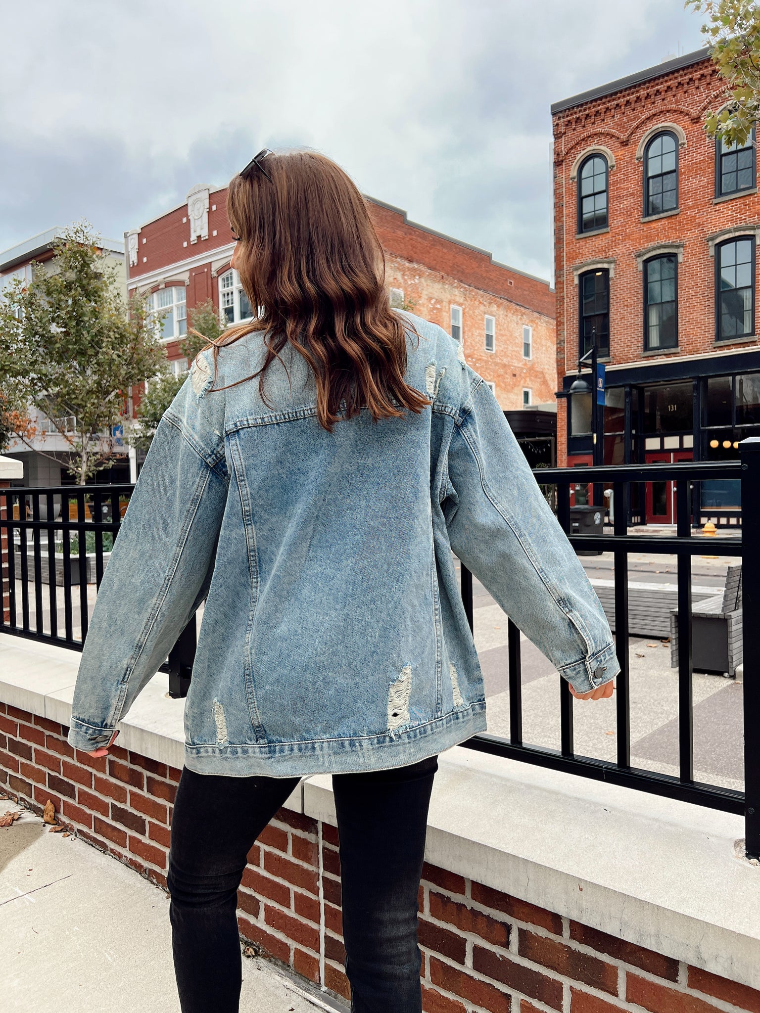 Eye Catching Distressed Denim Jacket