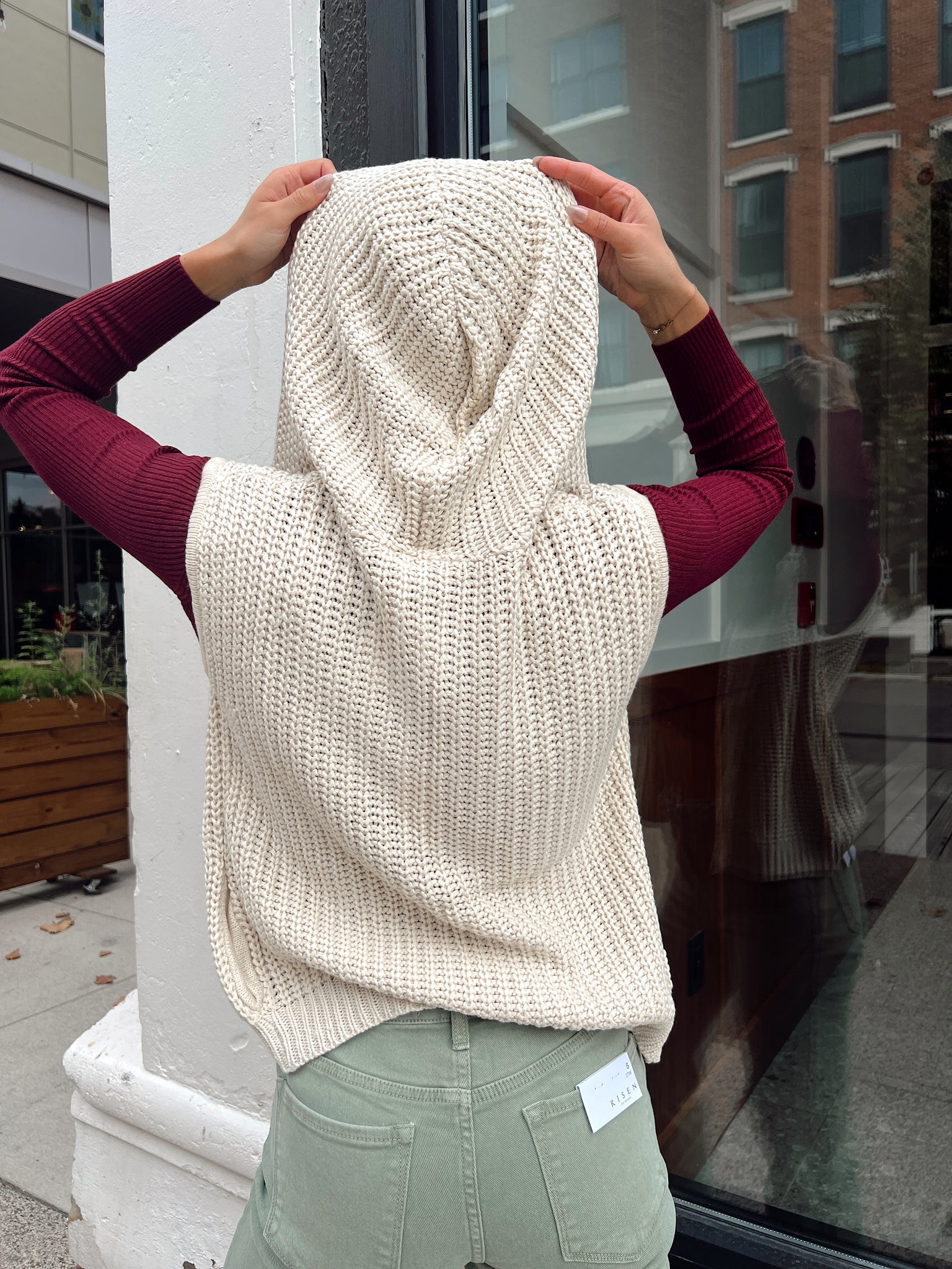 Love Like This Natural Sweater Vest