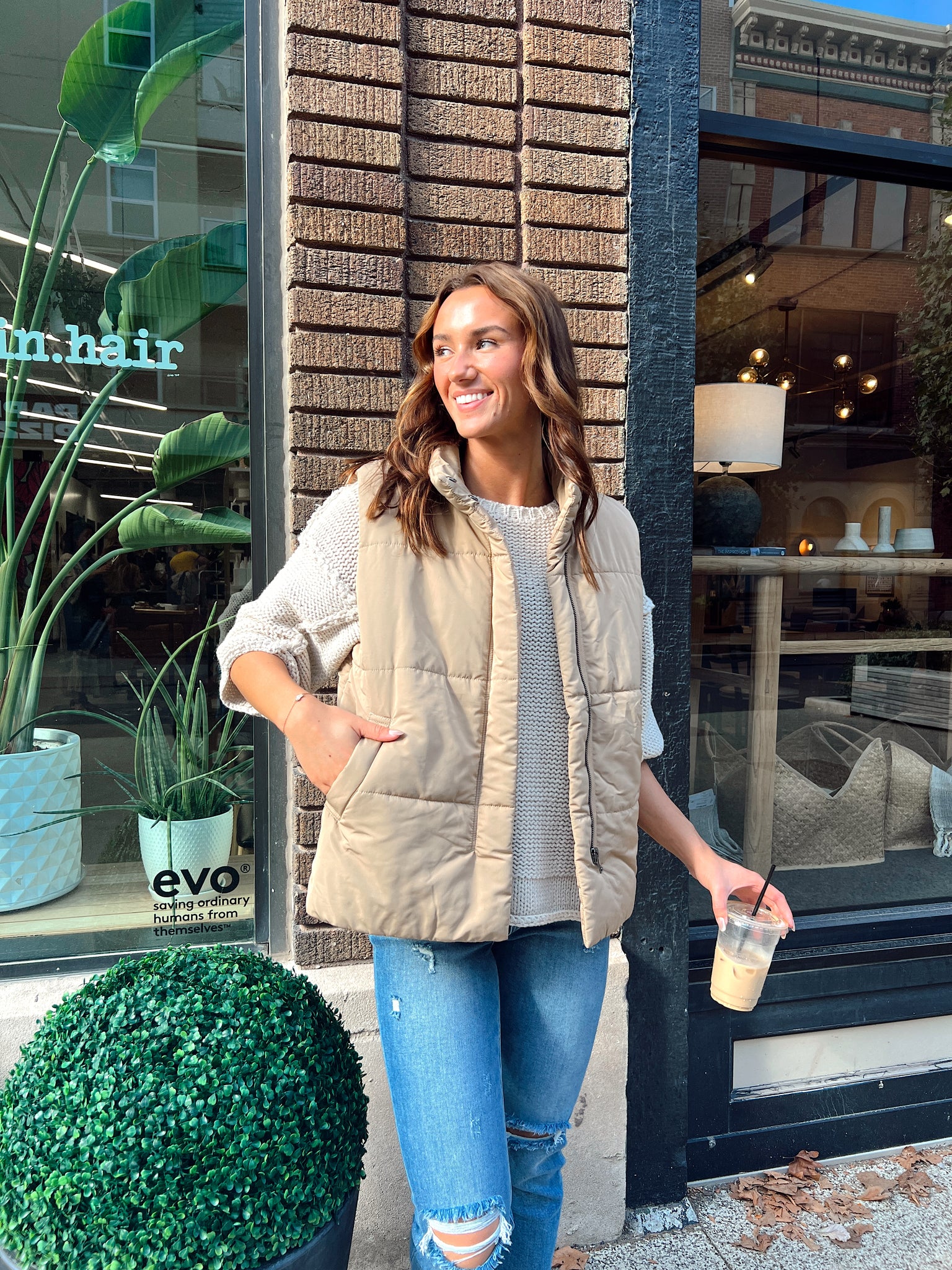 Fairmount Mocha Puffer Vest
