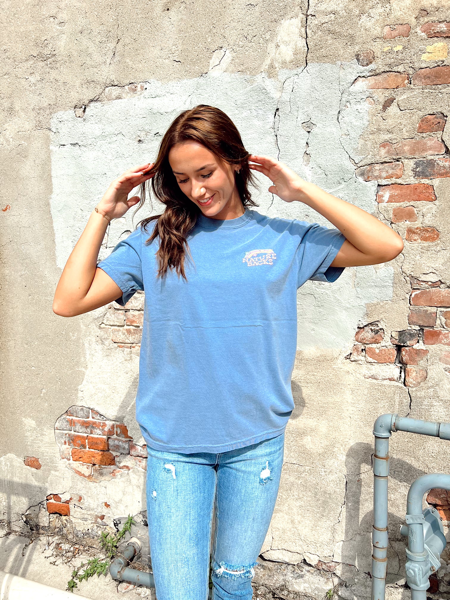 Nature Backs Blue T-Shirt