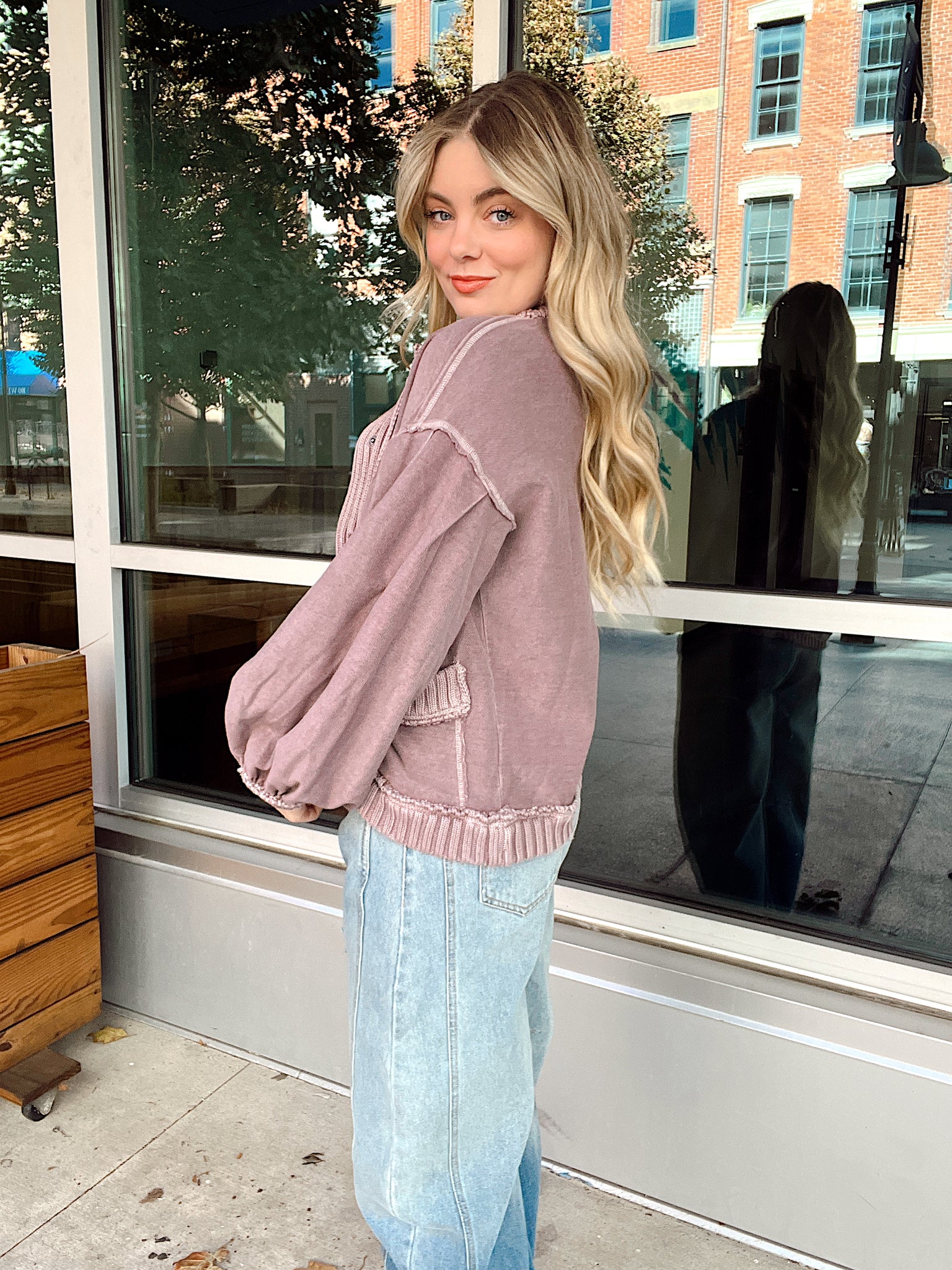 Olivia Mocha Cardigan