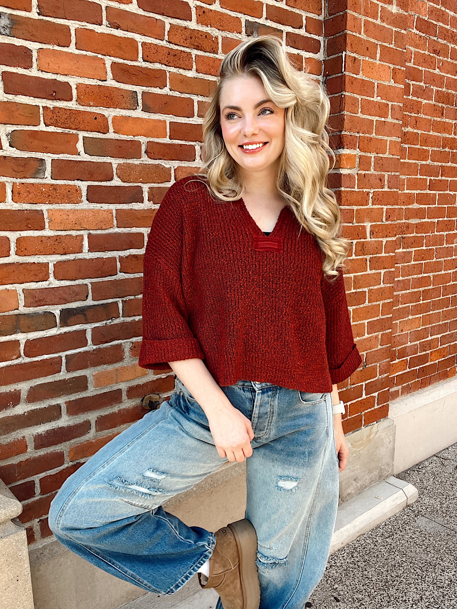 My Fav Rust Sweater