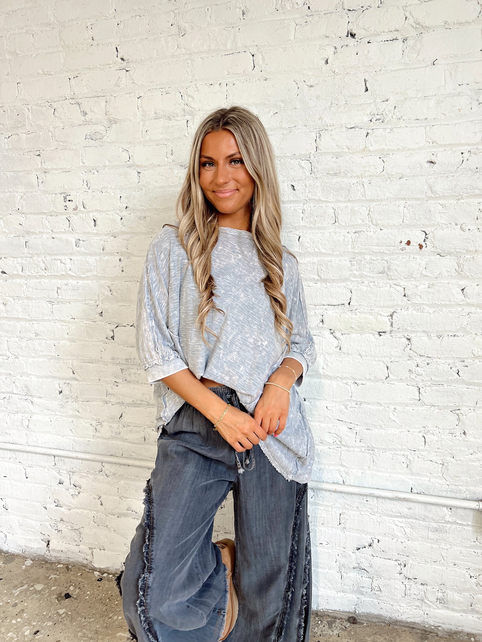 Sylvie Ash Grey Top