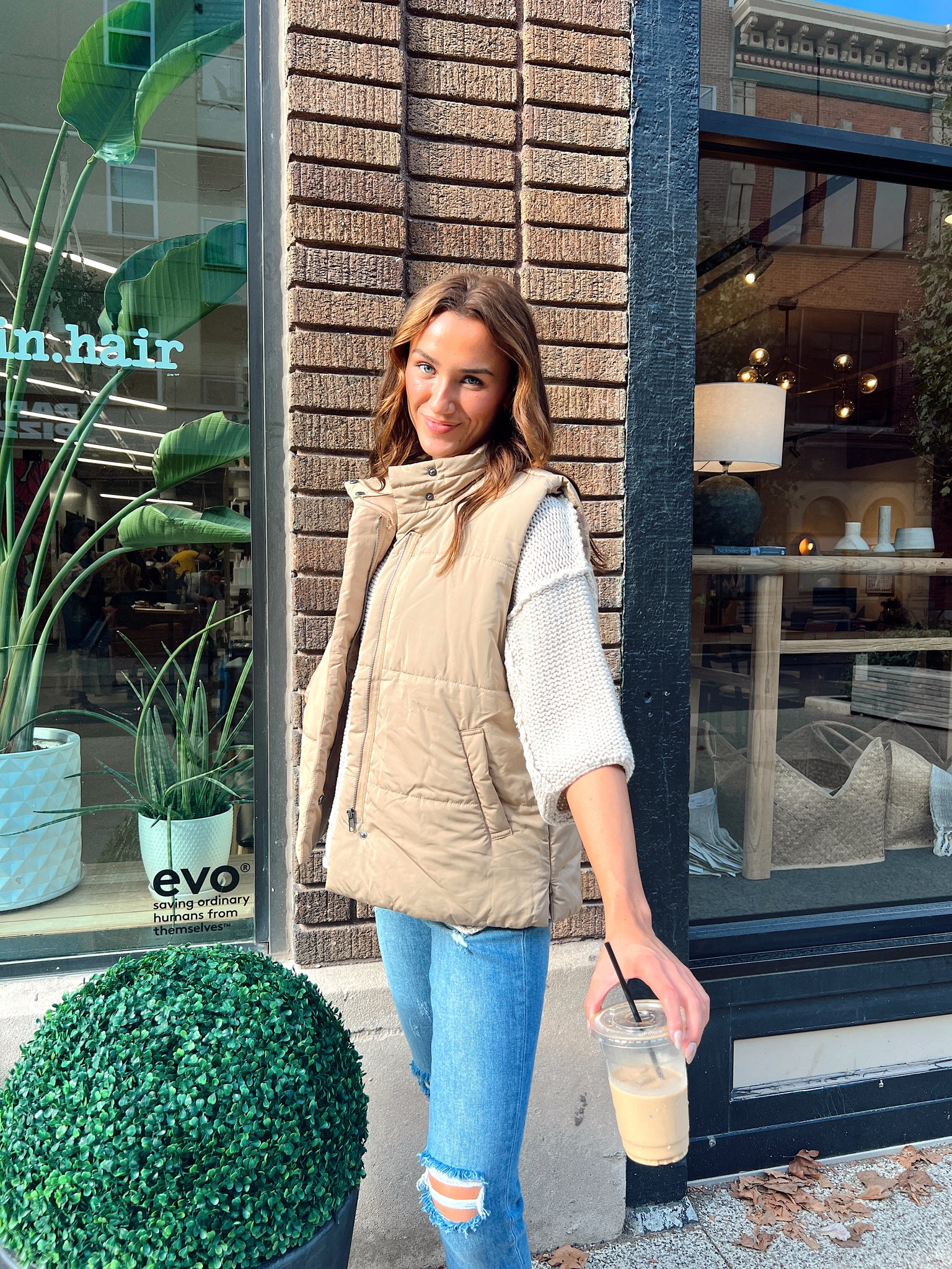 Fairmount Mocha Puffer Vest