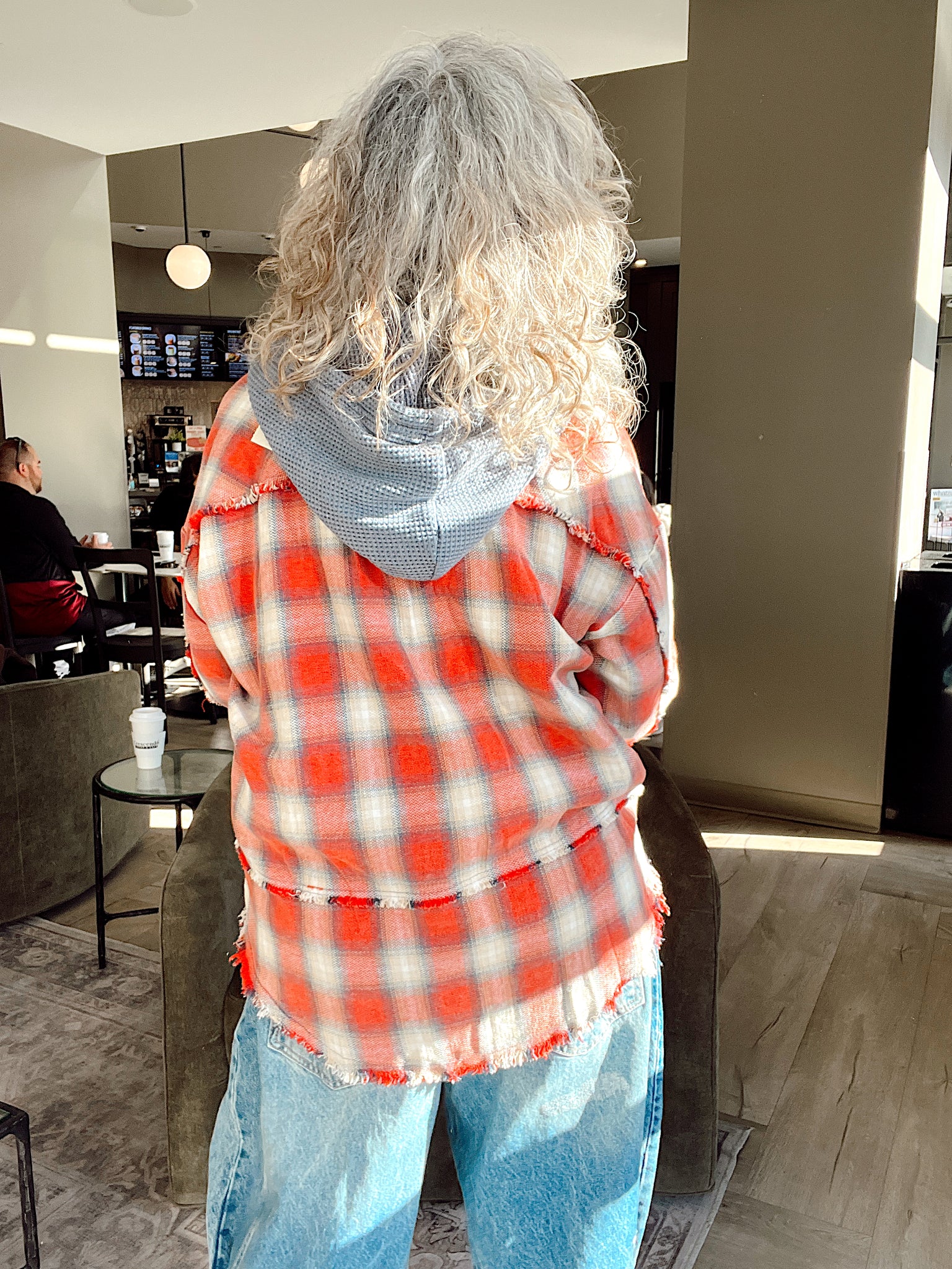 Crushin It Plaid Hoodie